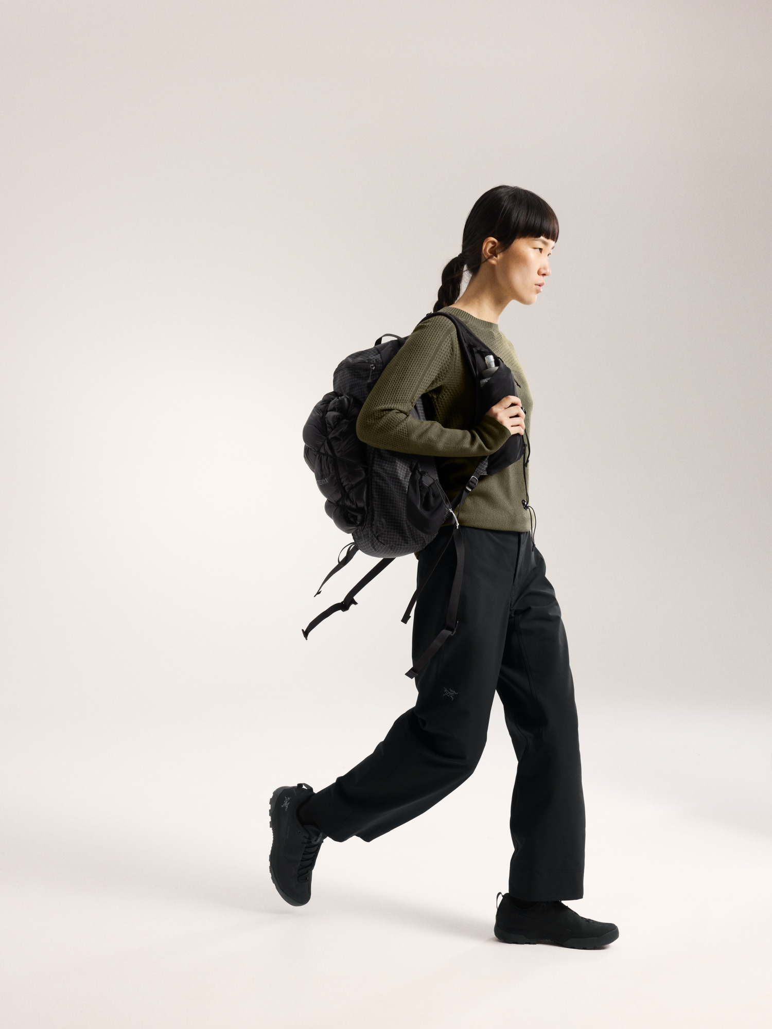 Hallam Merino Wool Crew Neck Women's Tatsu Full Body