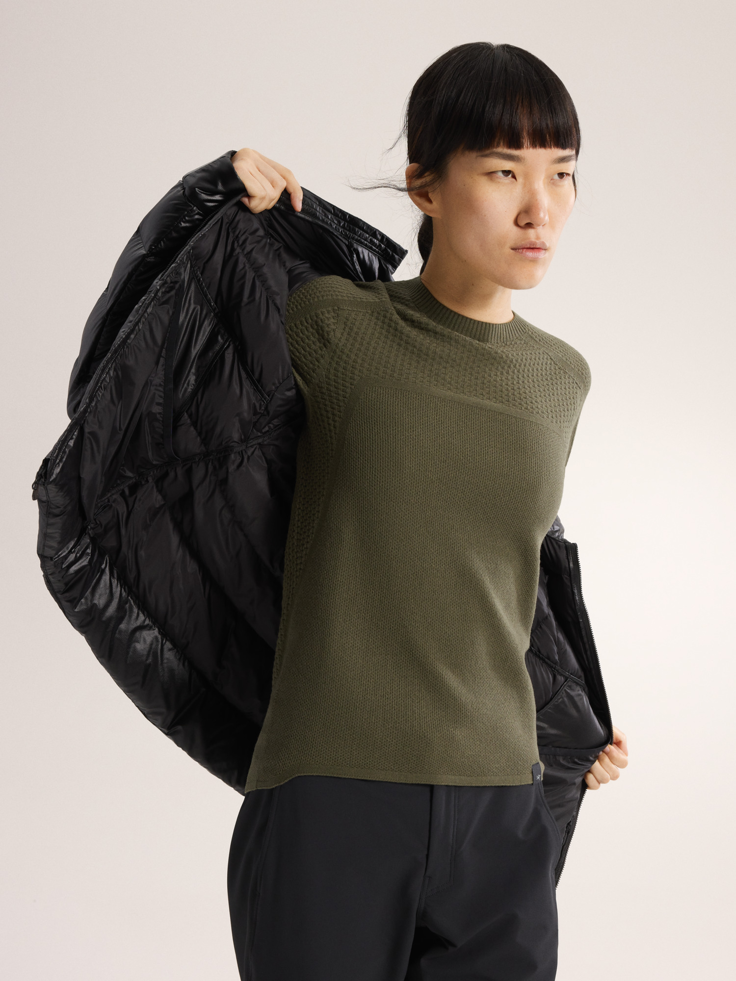 Hallam Merino Wool Crew Neck Women's Tatsu Hover