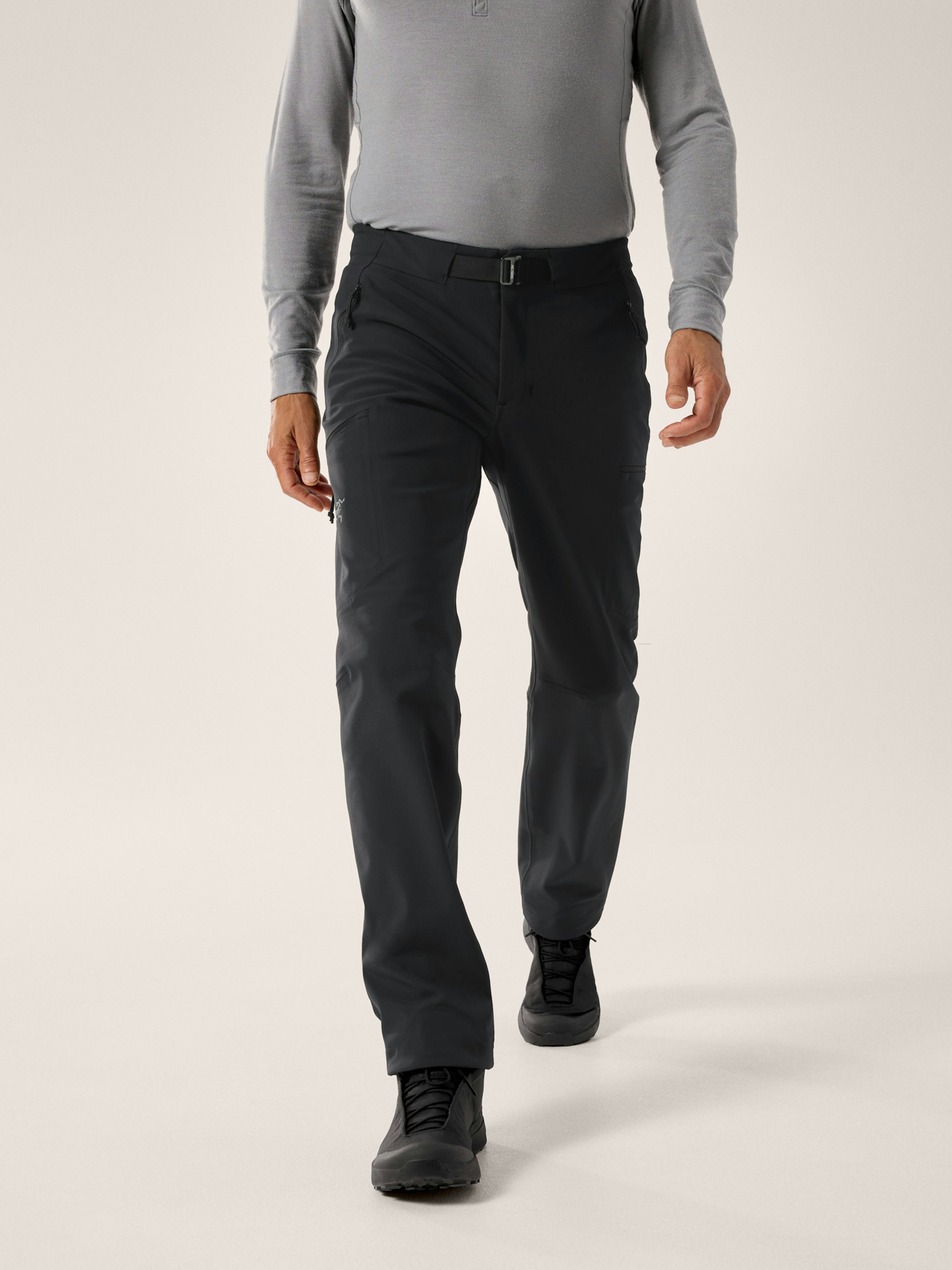 Gamma MX Pant Black Front View