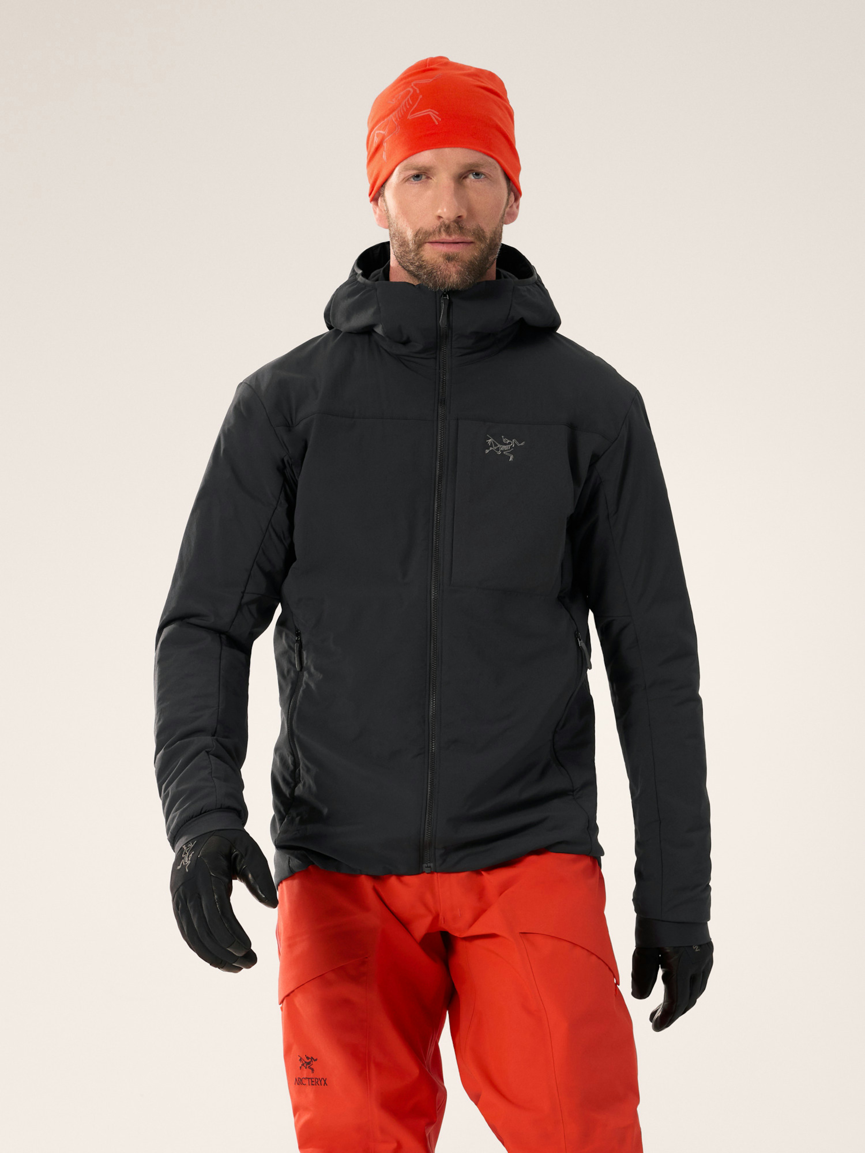 Proton Hoody Black Front View