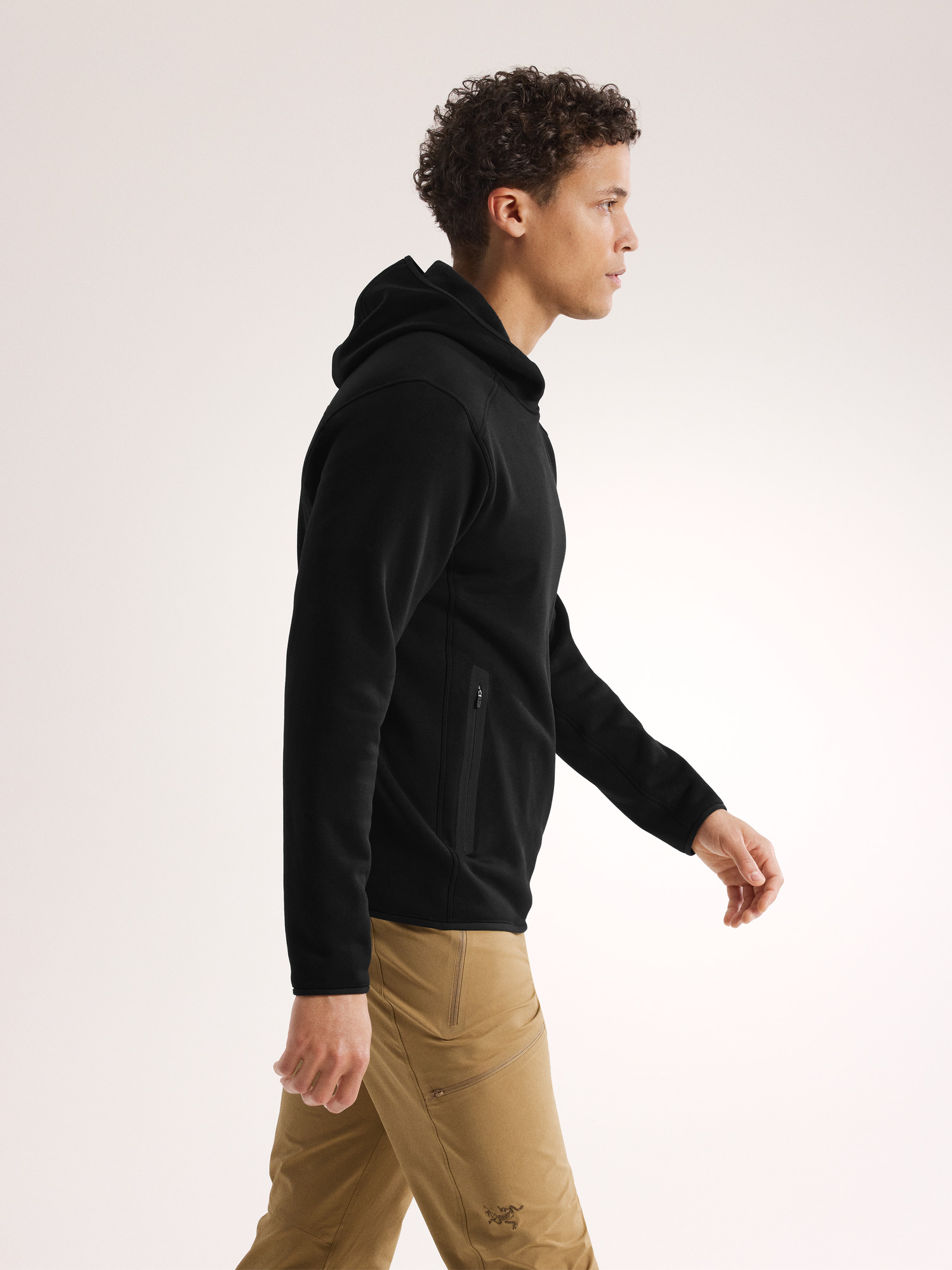 Kyanite Pullover Hoody Black Side View