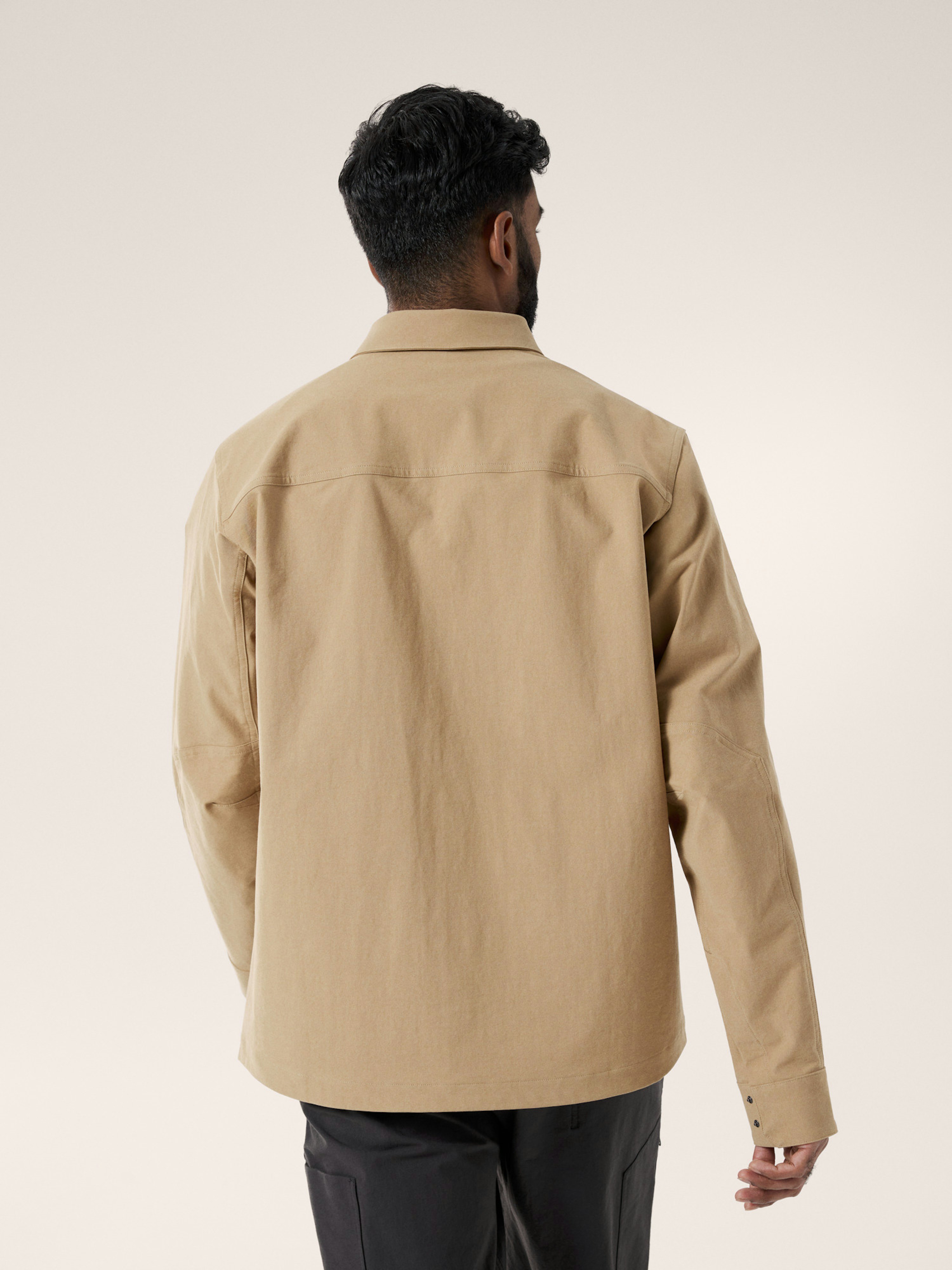 Cronin Cotton Overshirt Canvas Back View