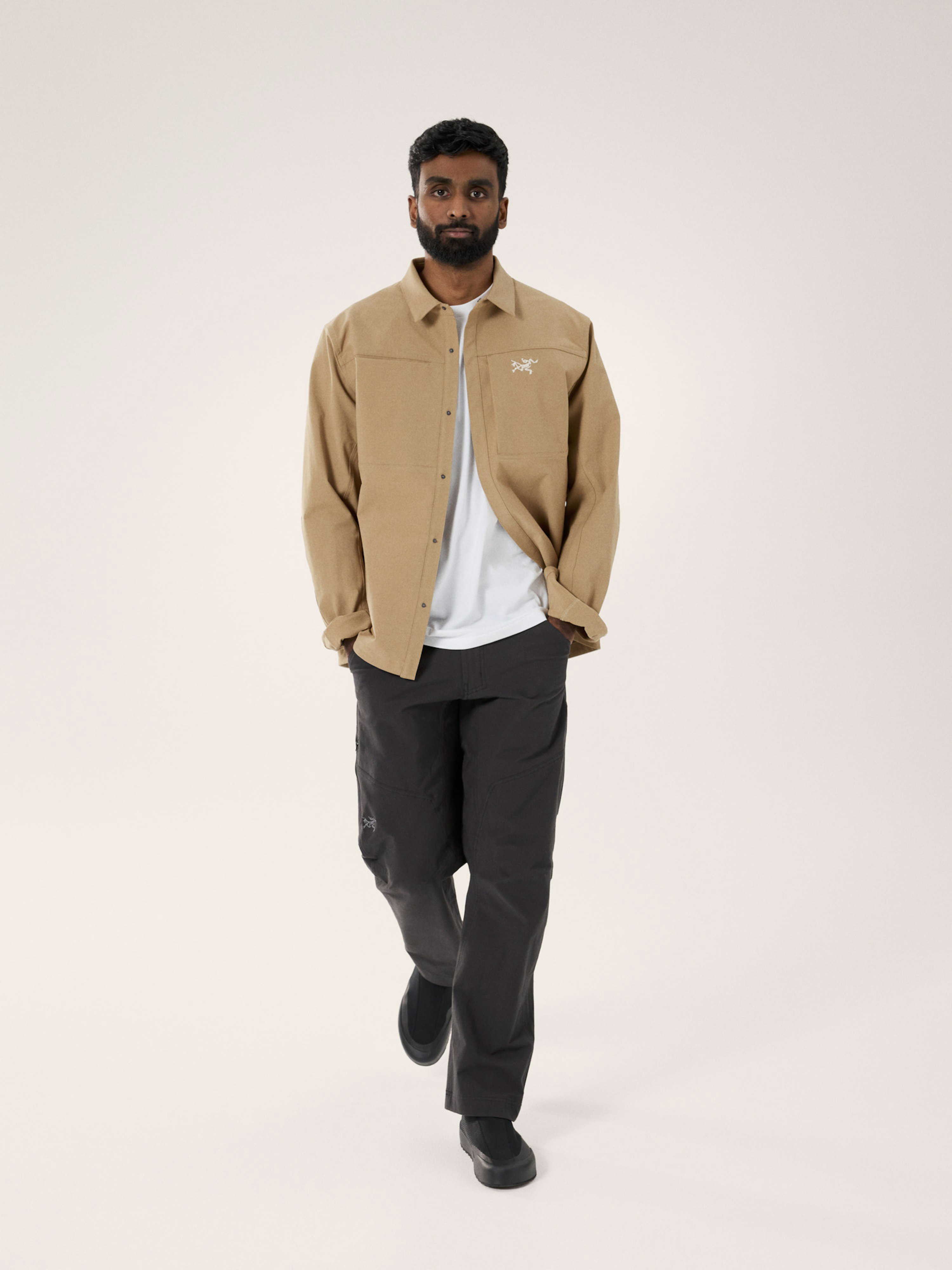 Cronin Cotton Overshirt Canvas Full Body