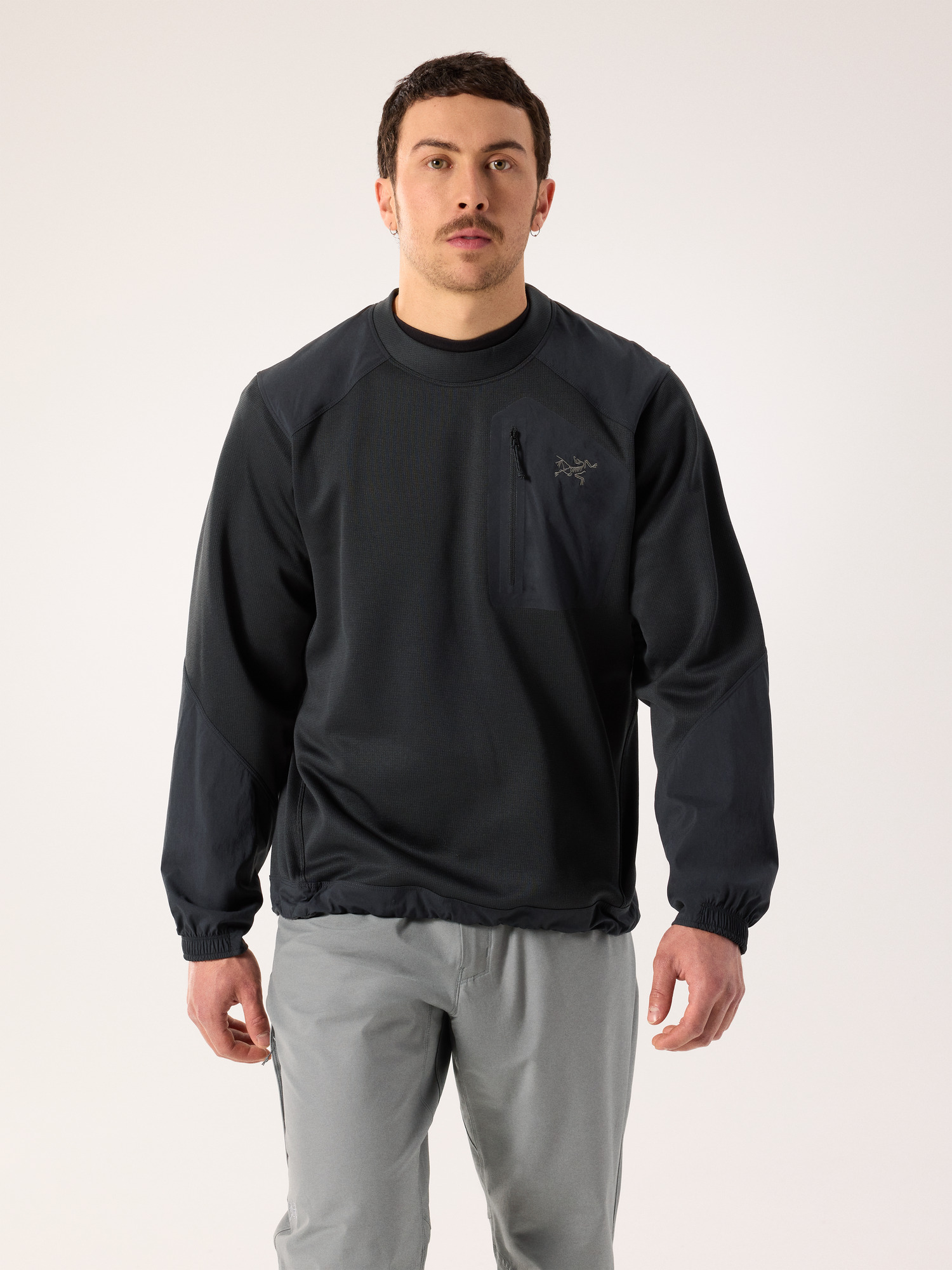 Emblem Fleece Crew Neck Pullover Men's | Arc'teryx