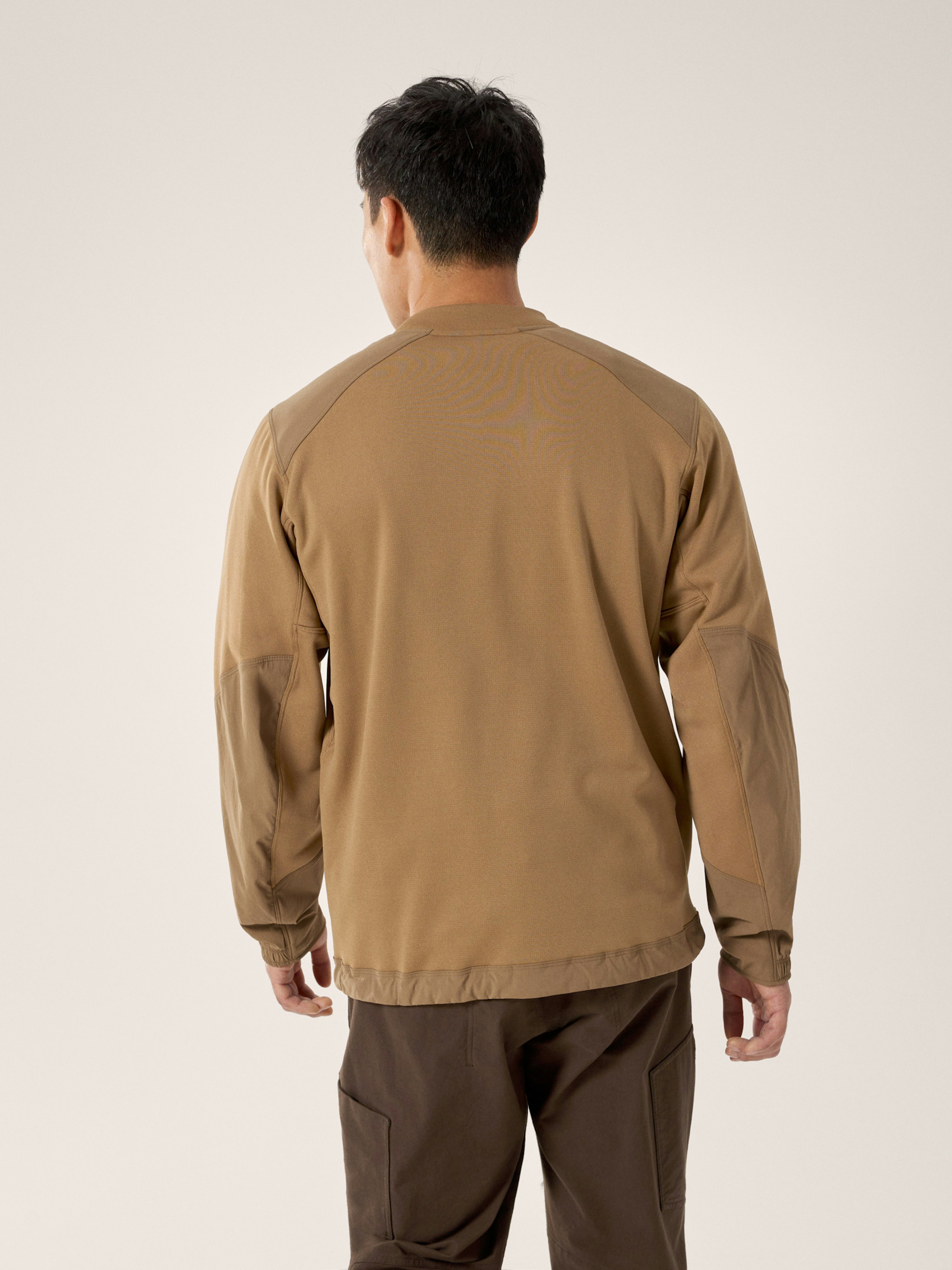 Konseal Crew Neck Pullover Dk Canvas Back View