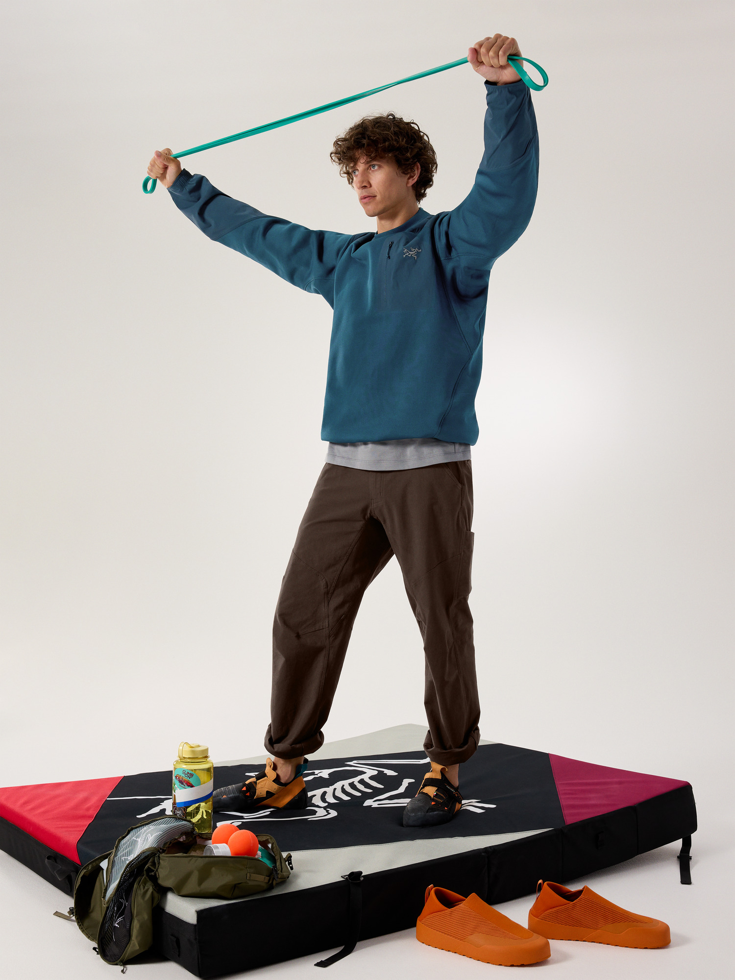 Konseal Crew Neck Pullover Lt Nightscape / Night Full Body