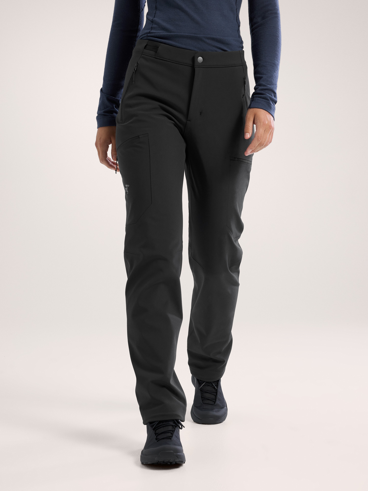 Gamma MX Pant Women's Black Front View