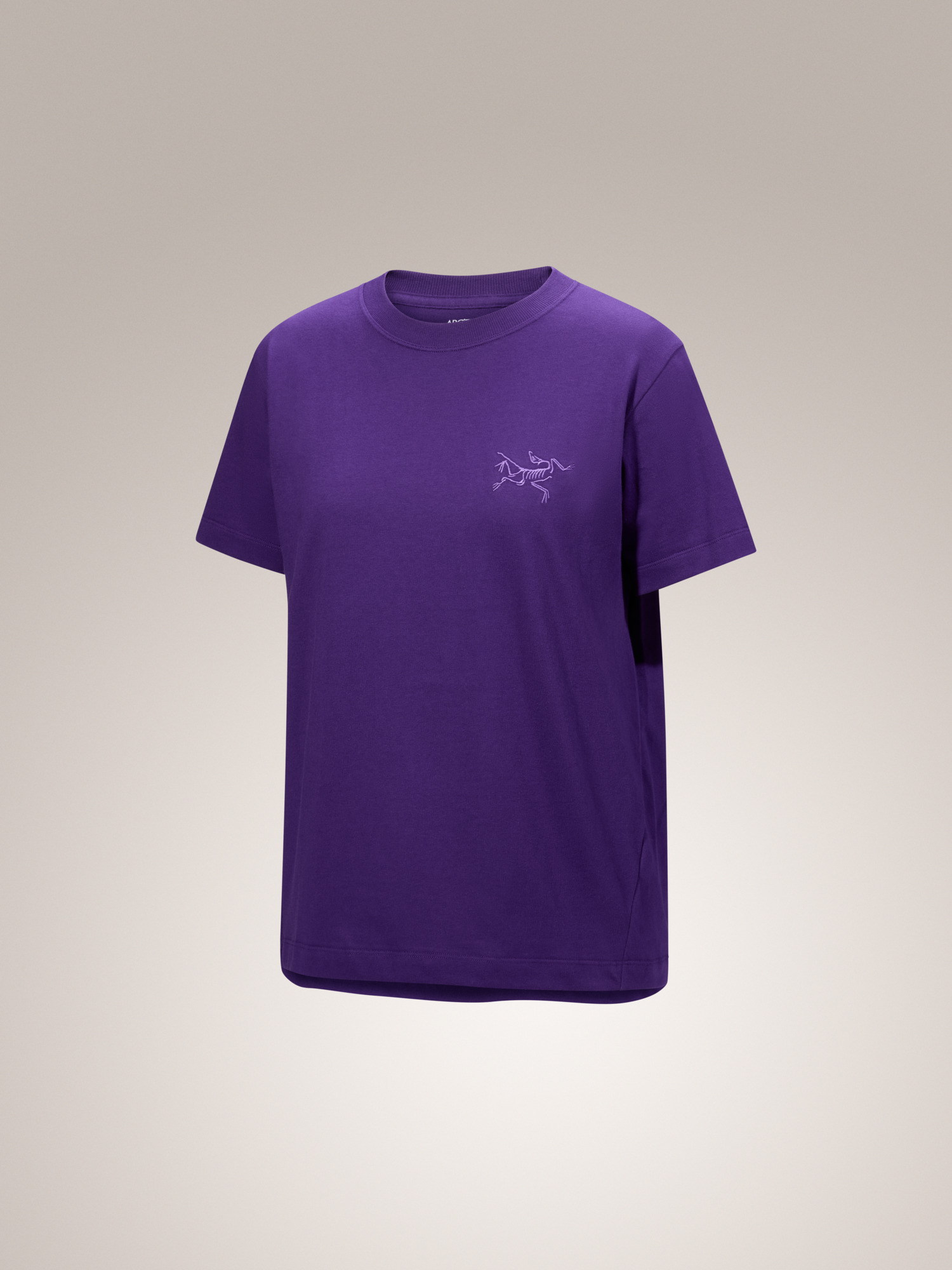 Kragg Cotton Little Bird Crew Neck Shirt SS Women's Azalea 