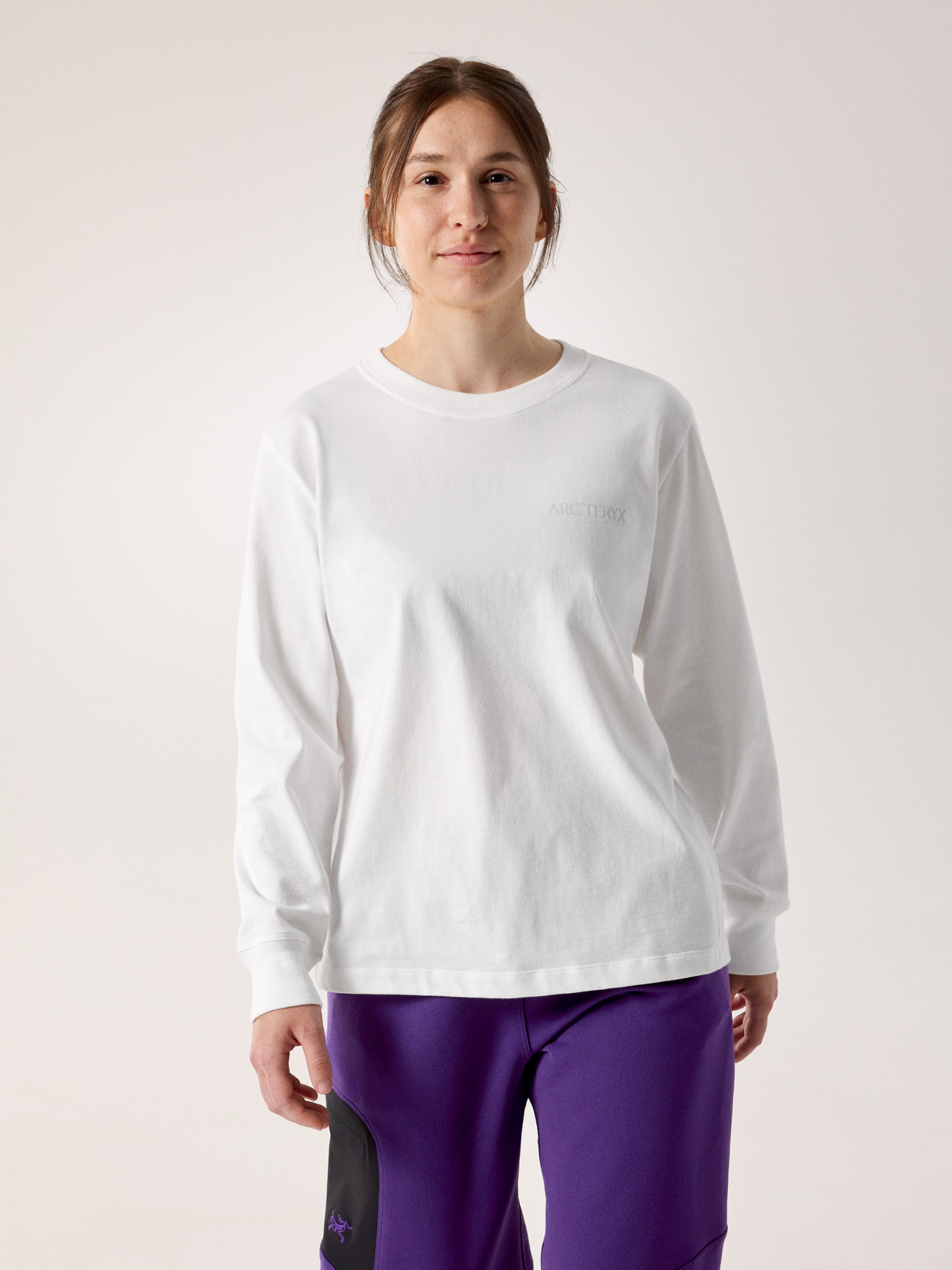 Kragg Cotton Bird Crew Neck Shirt LS Women's | Arc'teryx