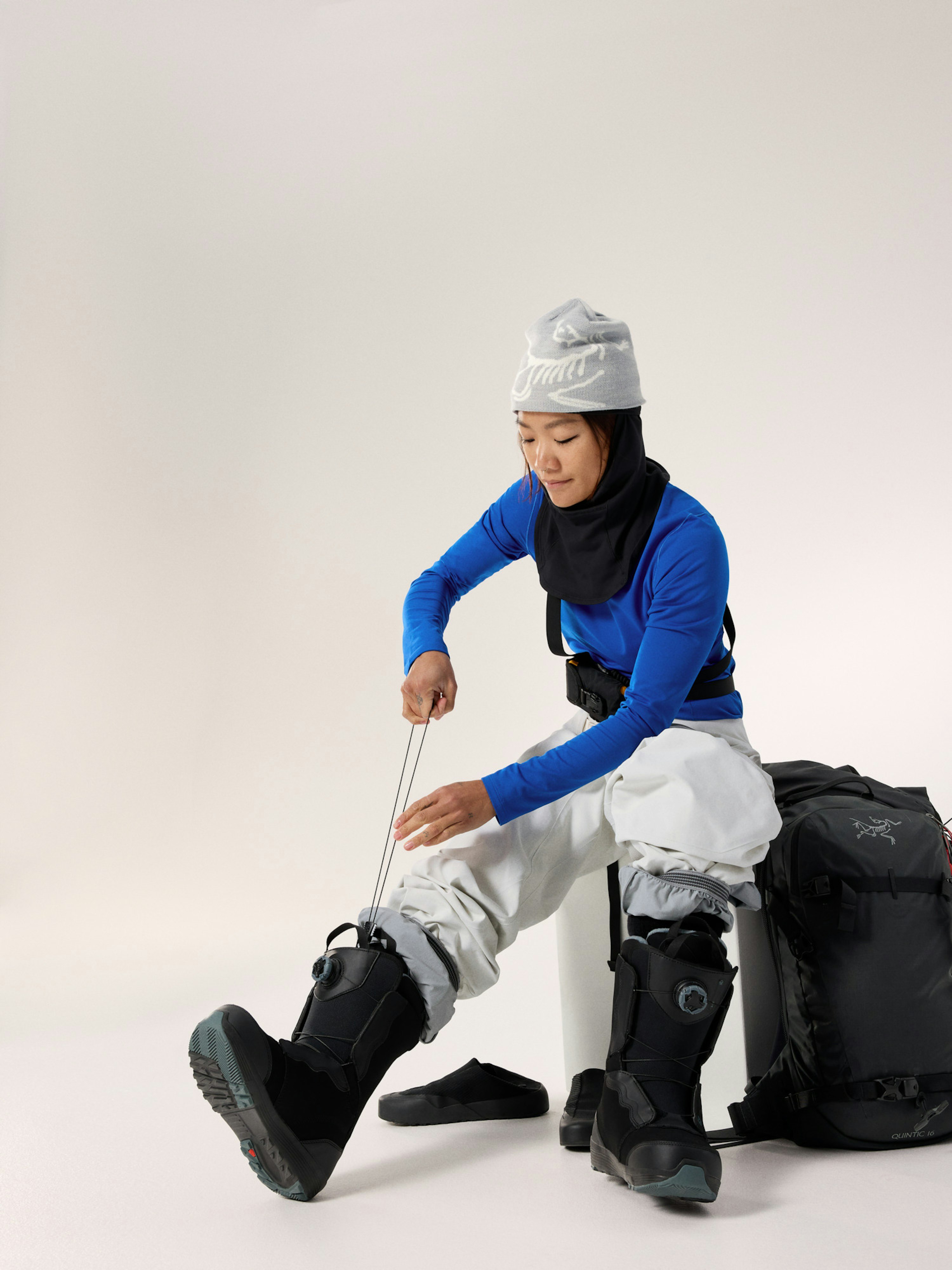 Rho Crew Neck LS Women's Vitality Full Body