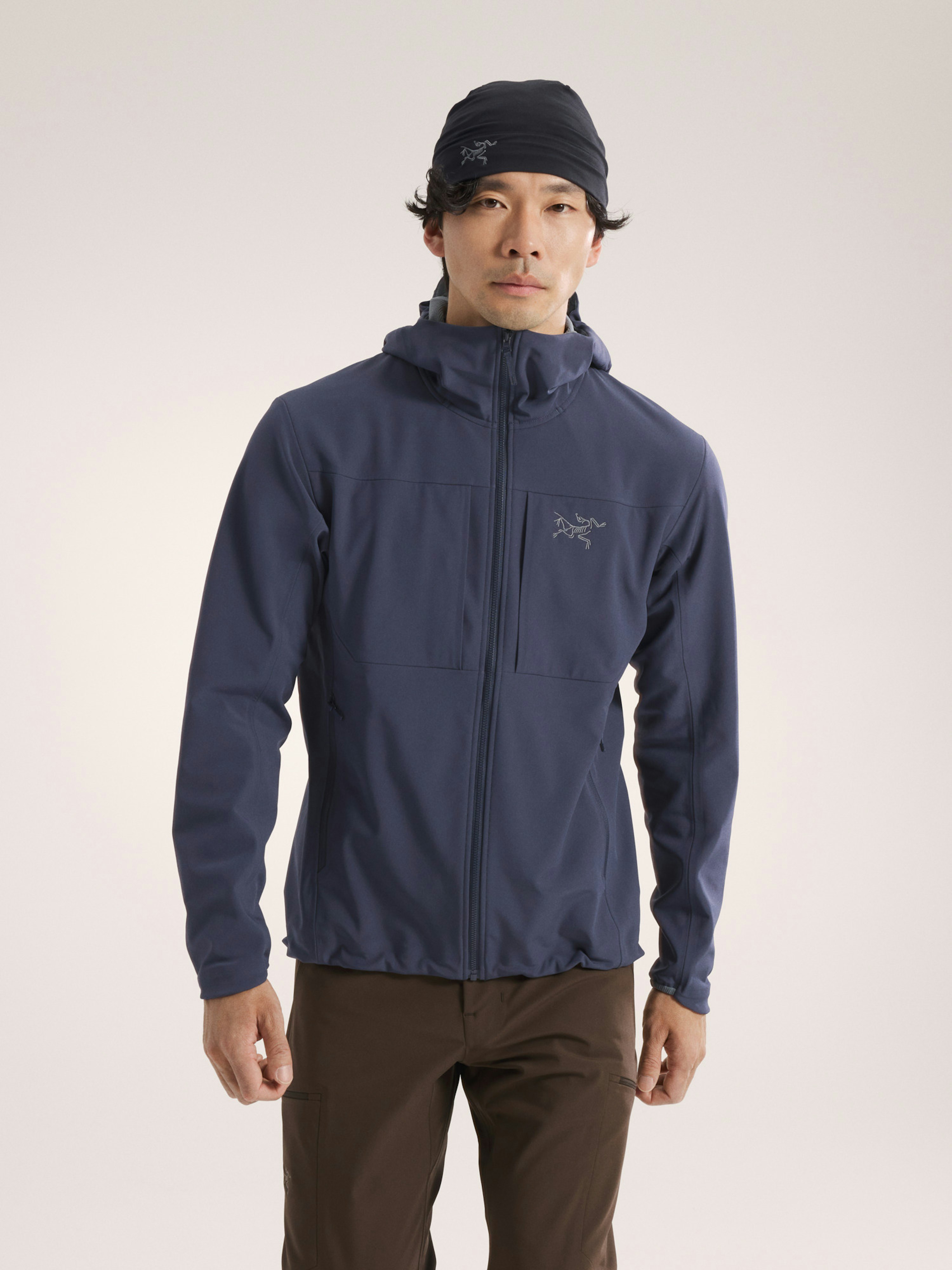 Gamma MX Hoody Black Sapphire II Front View