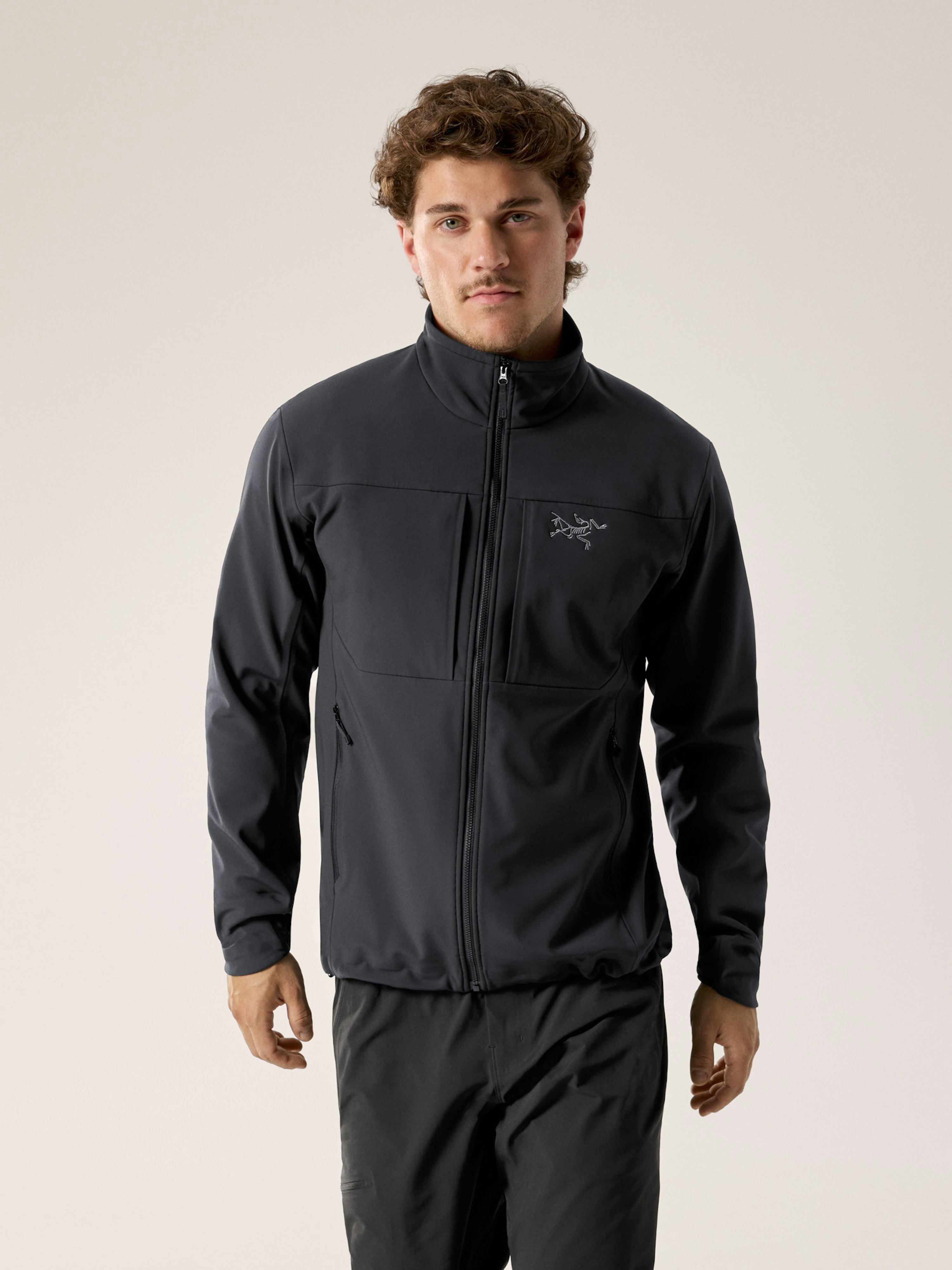 Gamma MX Jacket Black Front View