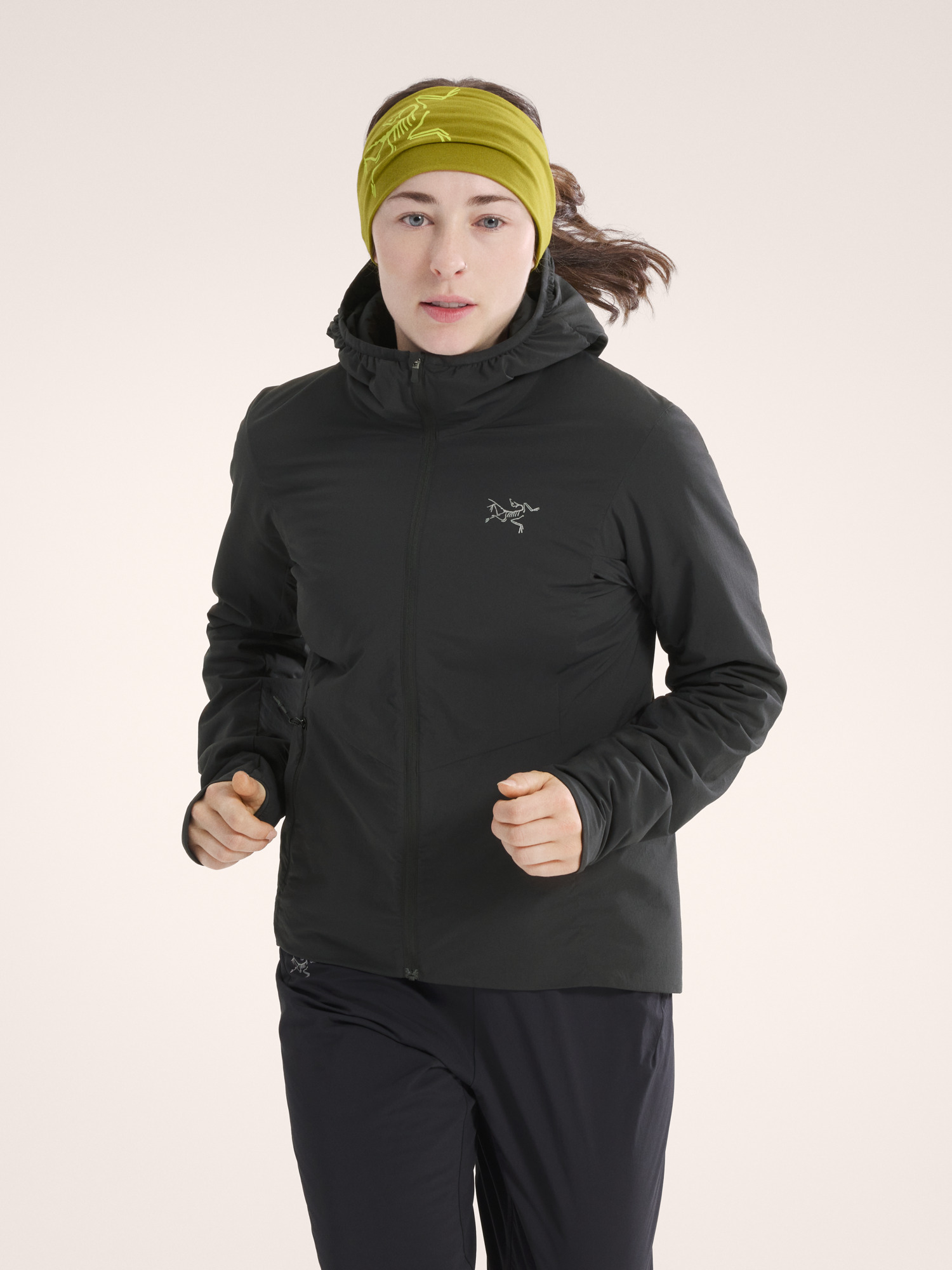 Norvan Insulated Hoody Women's Black Front View