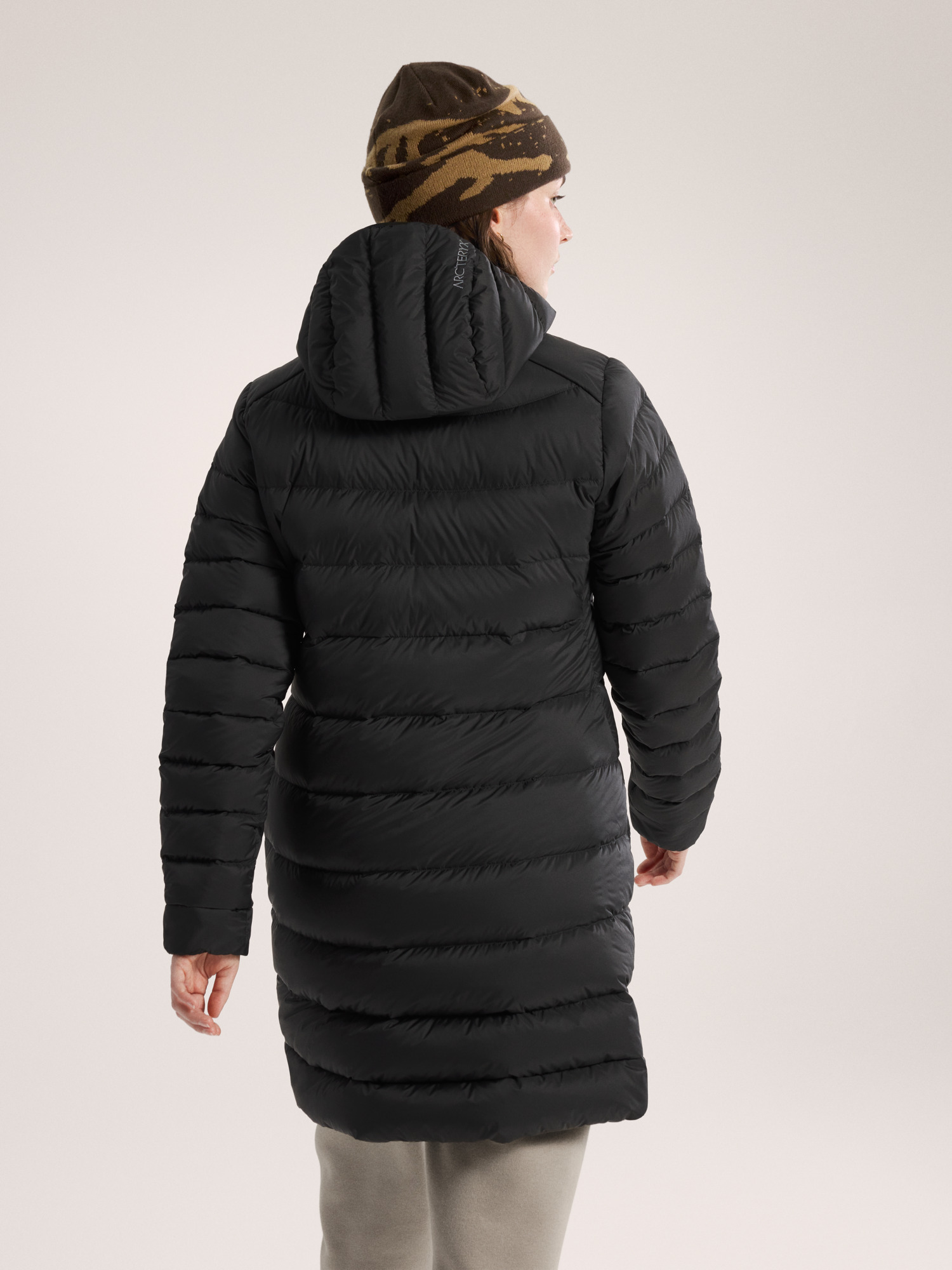 Cerium Mid Coat Women's Black Back View