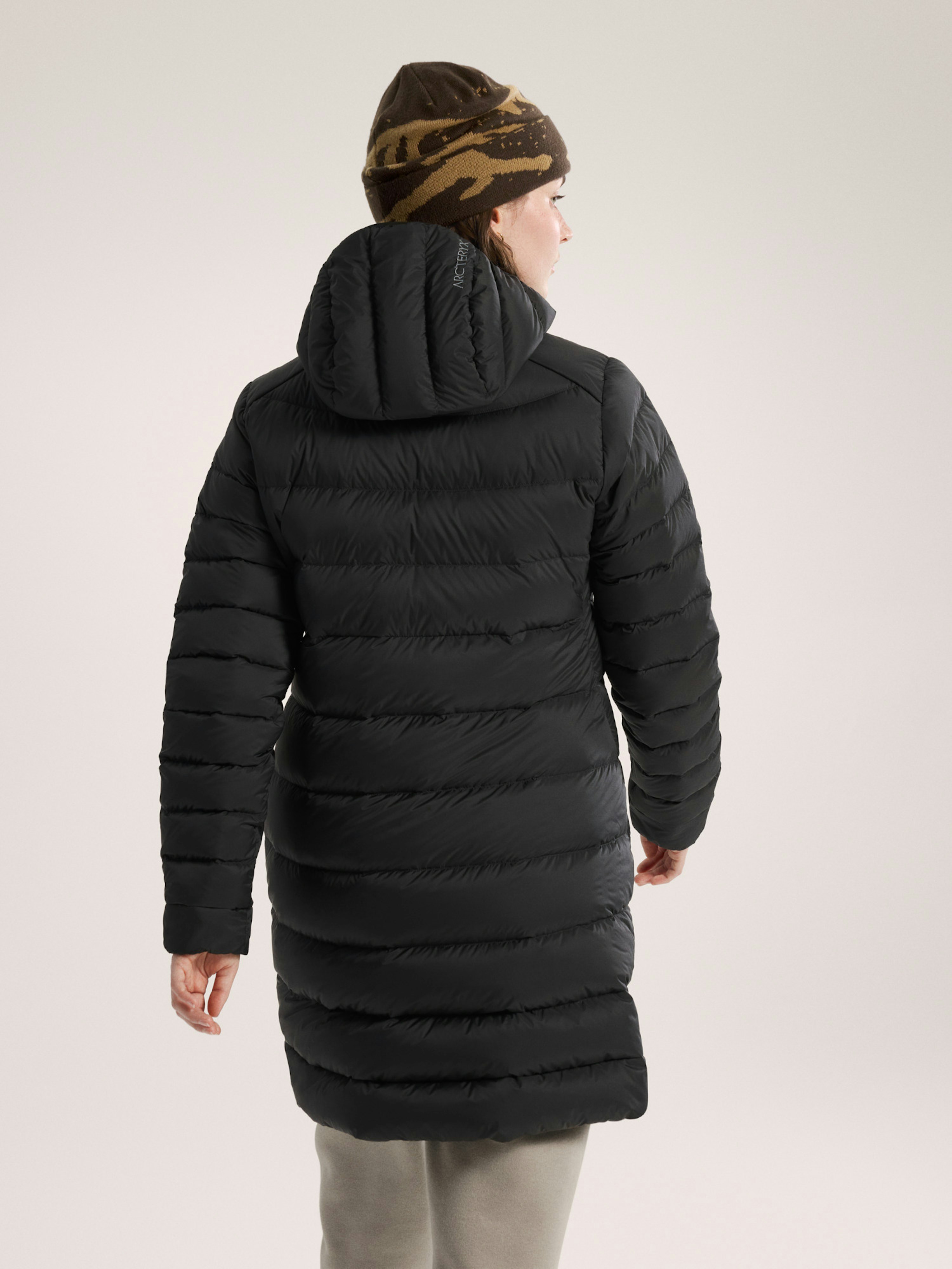 Cerium Mid Coat Women's Black Back View