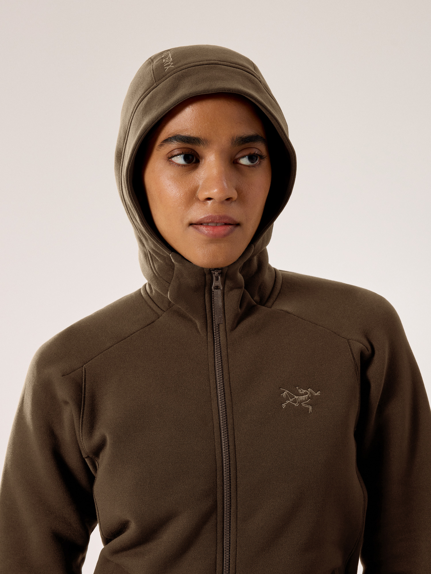 Kyanite Hoody Women's Carob Hood