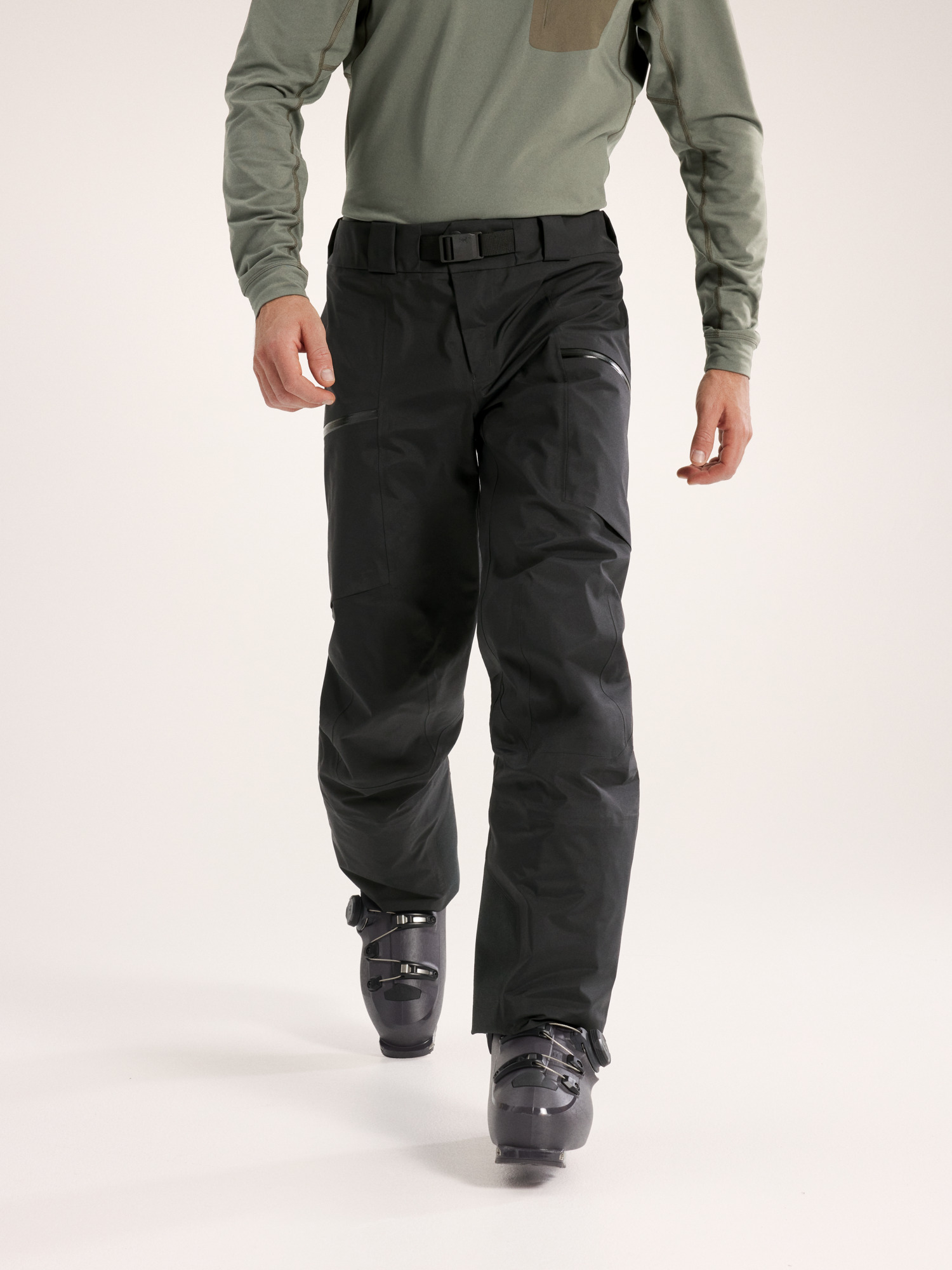 Sabre Pant Black Front View
