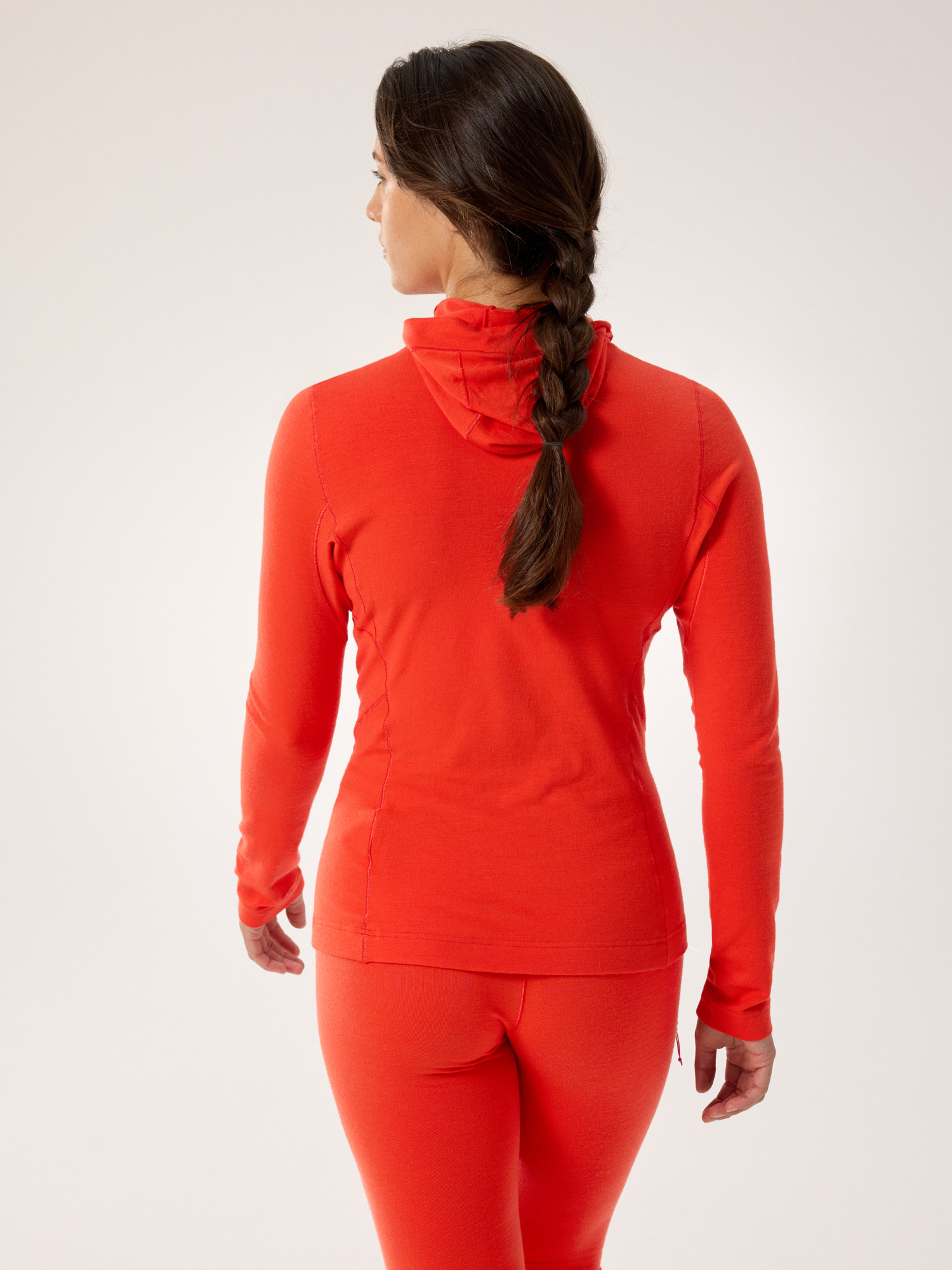 Satoro Merino Wool Hoody Women's Dynasty Back View