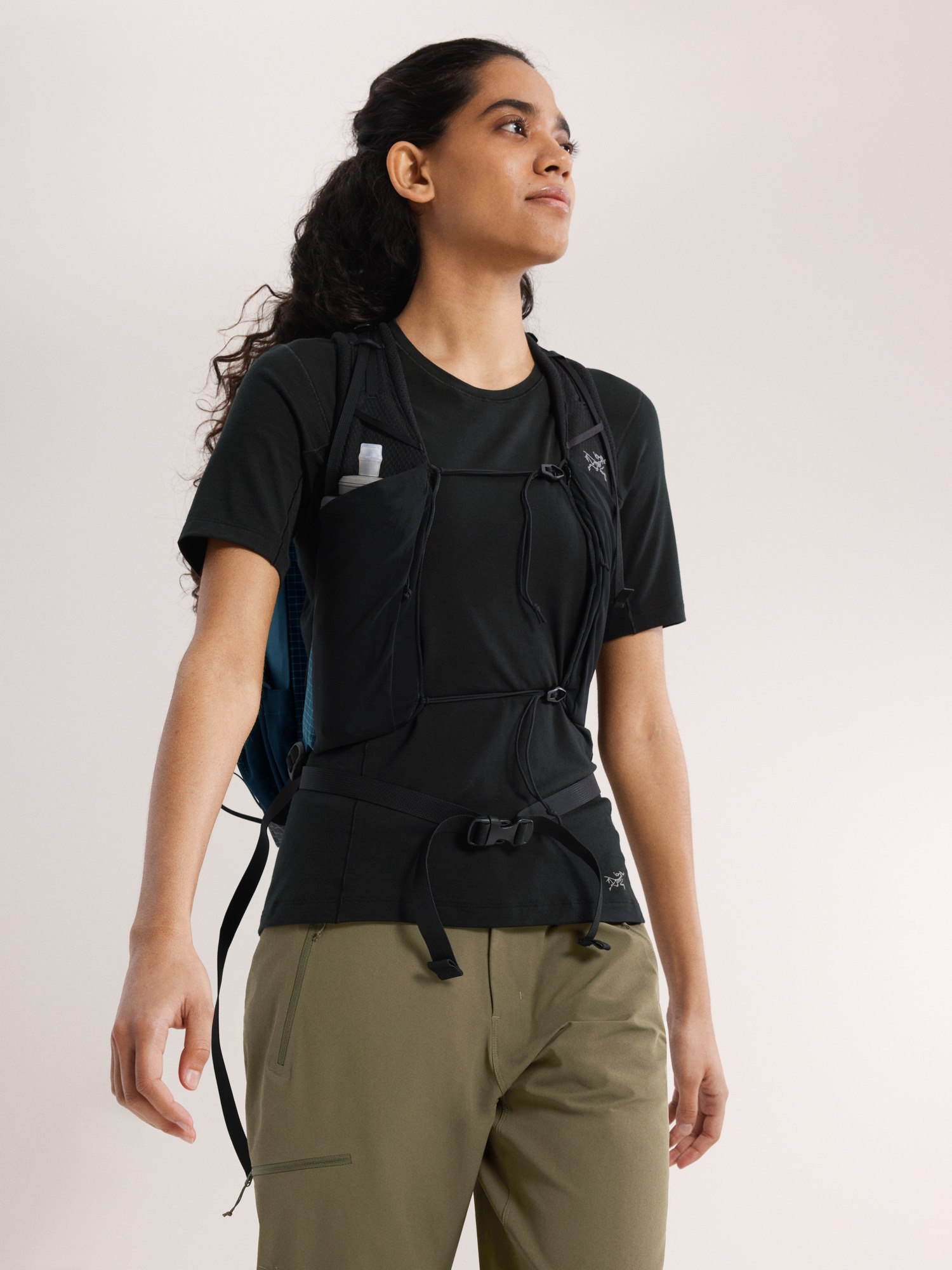 Satoro SL Merino Wool Crew Neck SS Women's Black Hover