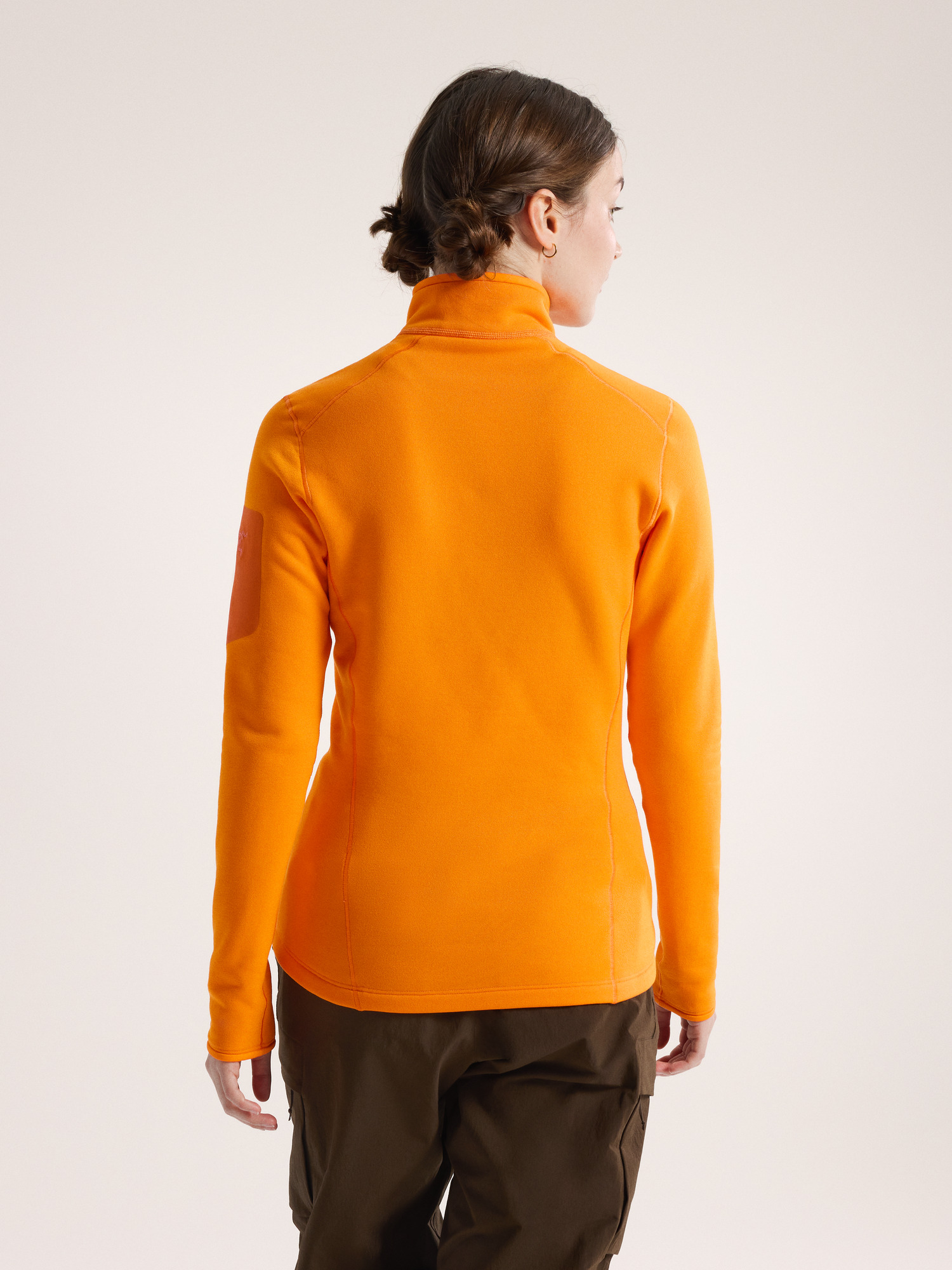 Kyanite Baselayer Zip Neck Women's Blaze Back View