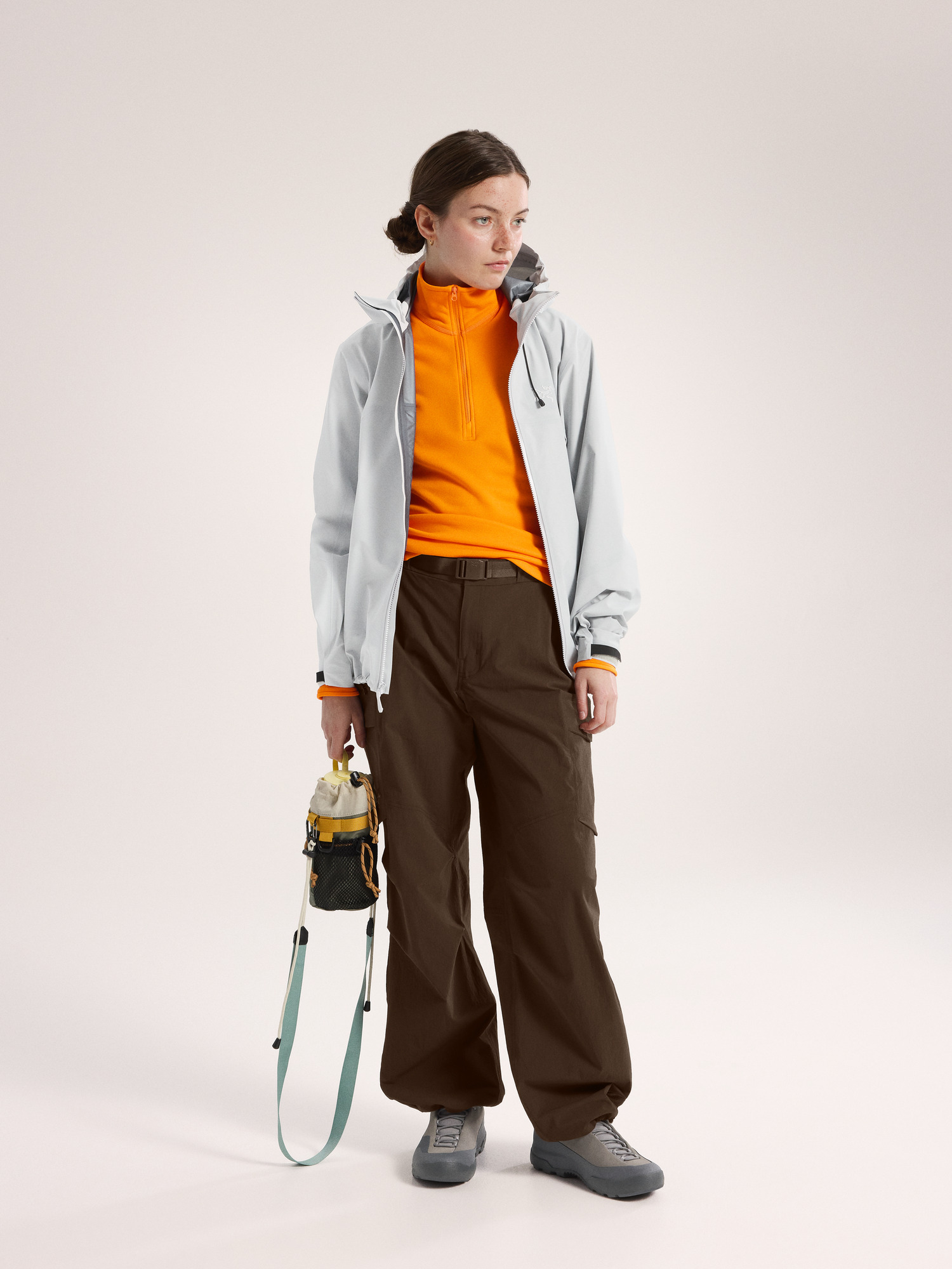 Kyanite Baselayer Zip Neck Women's Blaze Full Body