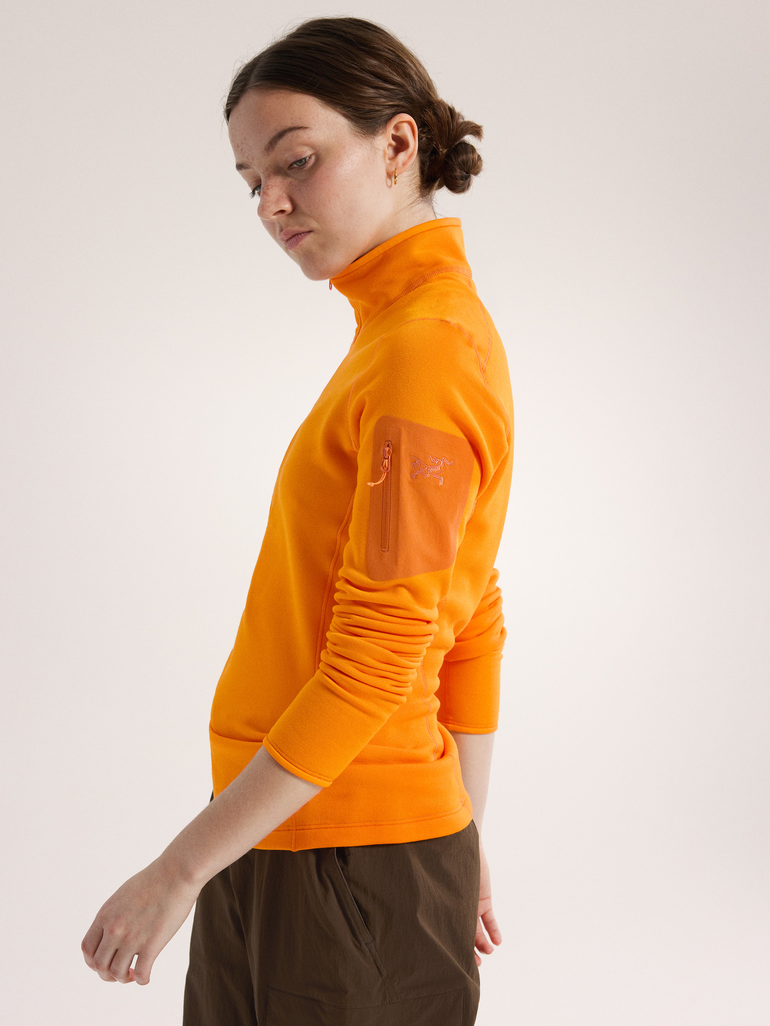 Kyanite Baselayer Zip Neck Women's Blaze Hover