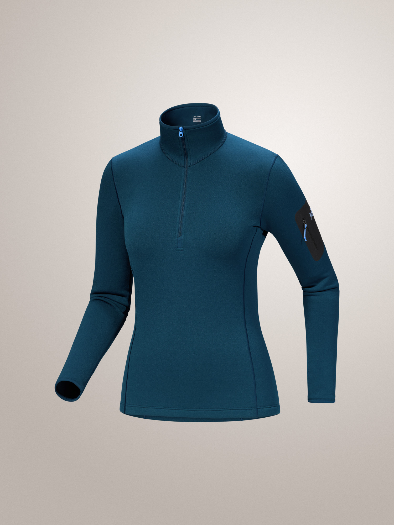 Kyanite Baselayer Zip Neck Women's Midnight Frost 