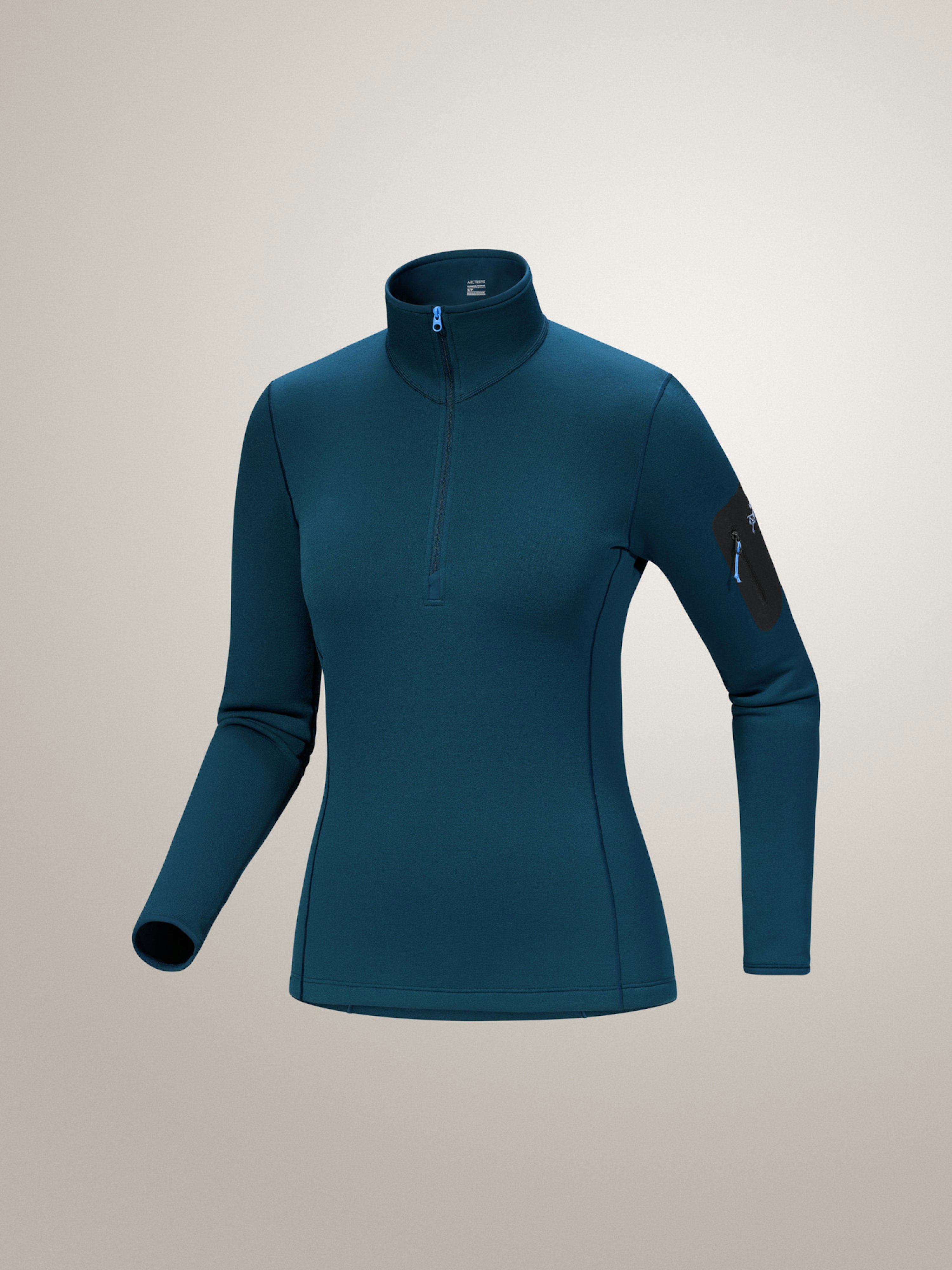 Kyanite Baselayer Zip Neck Women's Midnight Frost