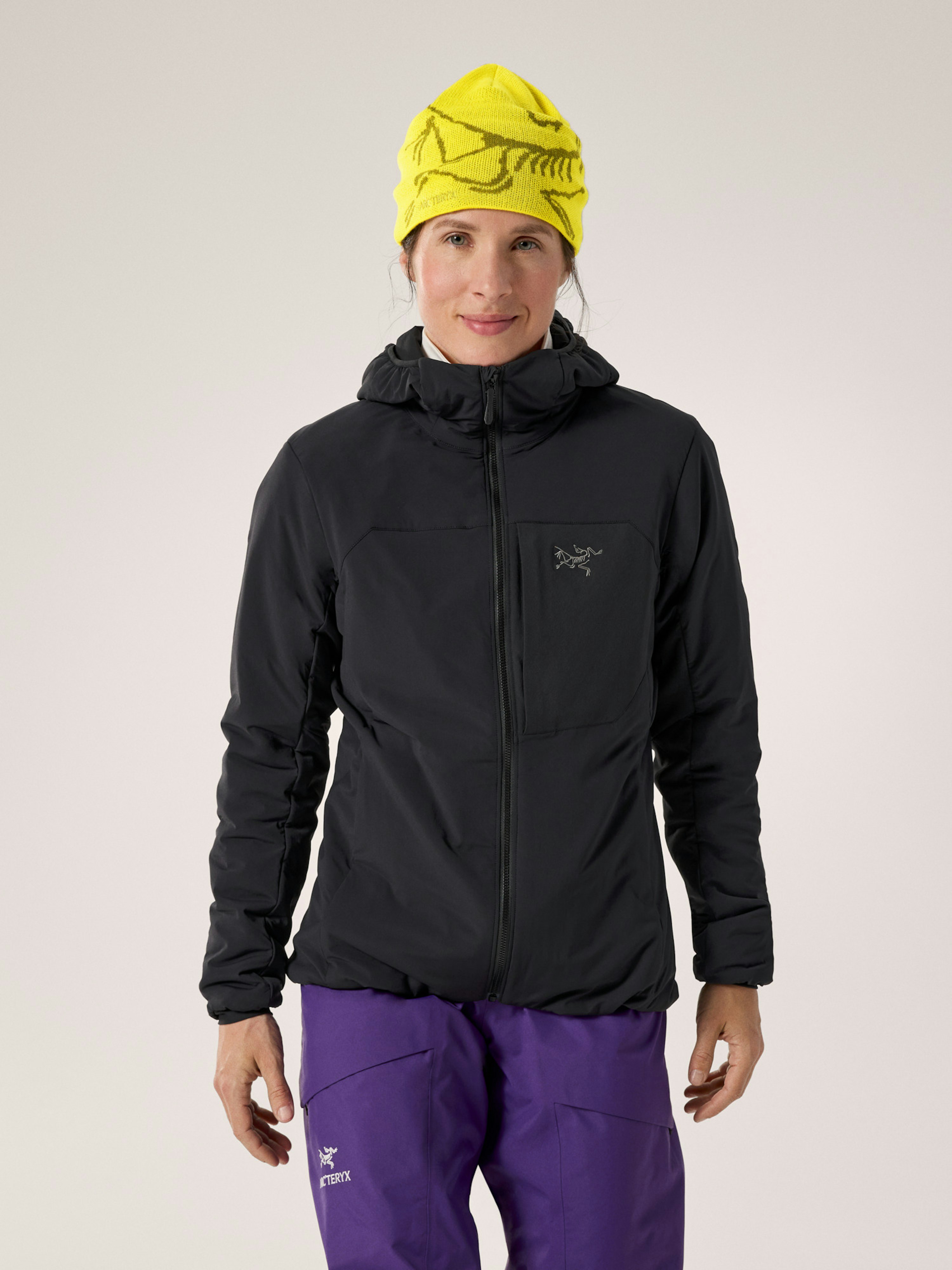 Proton Hoody Women's Black Front View