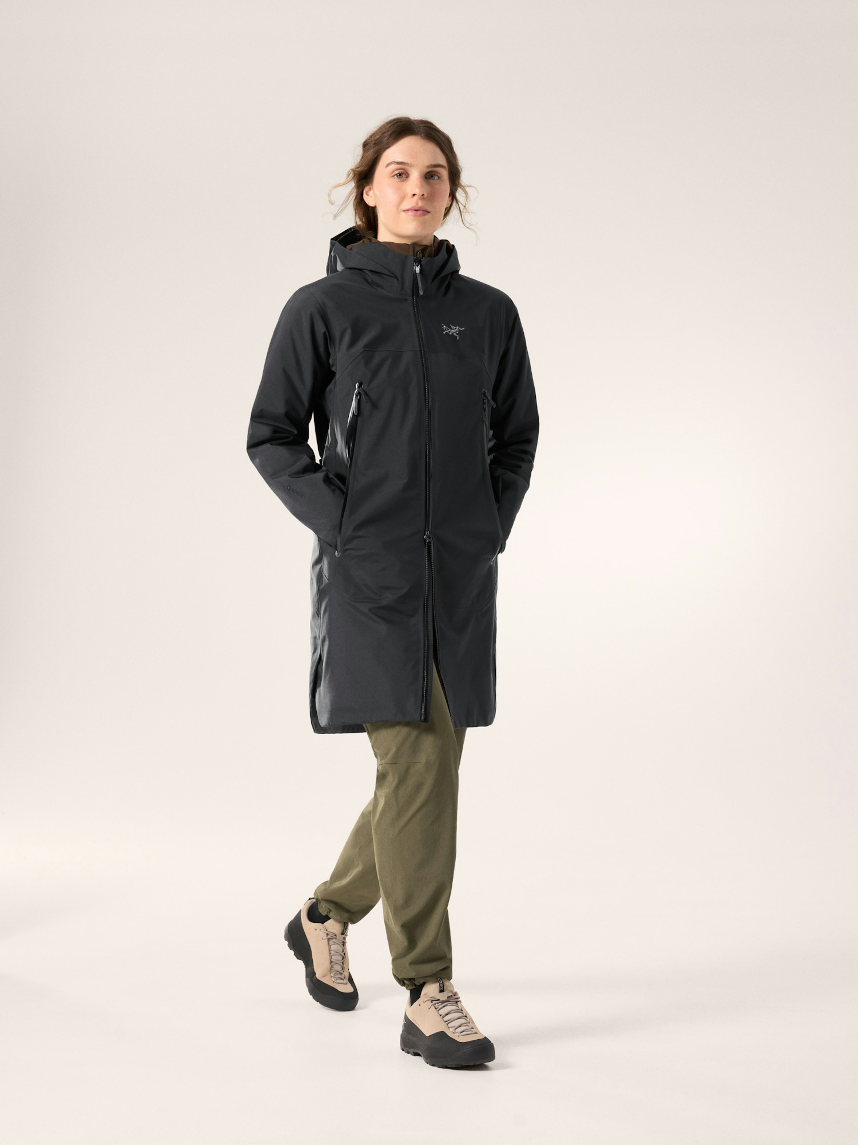 Beta Coat Women's Black Full Body