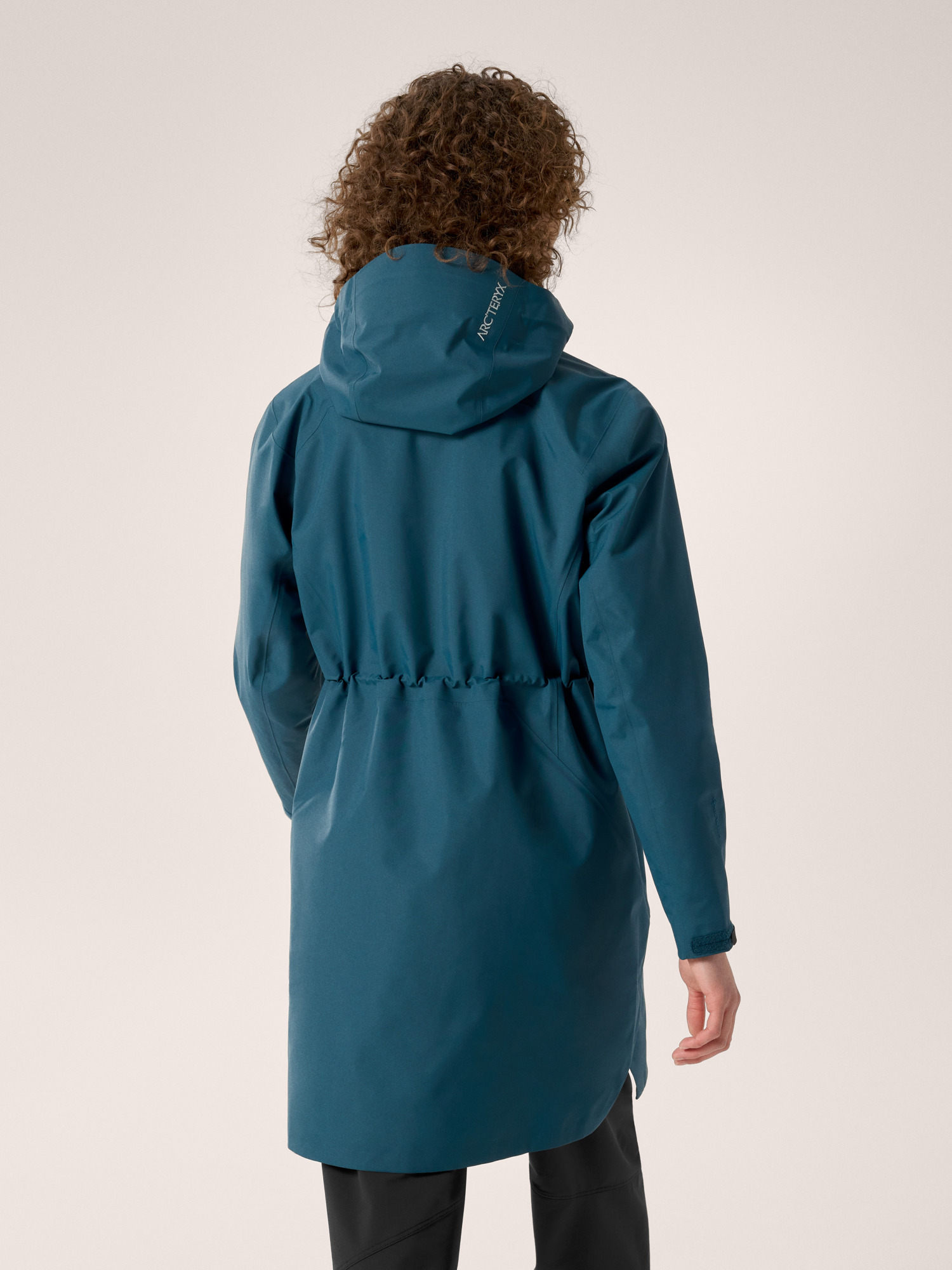 Beta Coat Women's Nightscape Back View