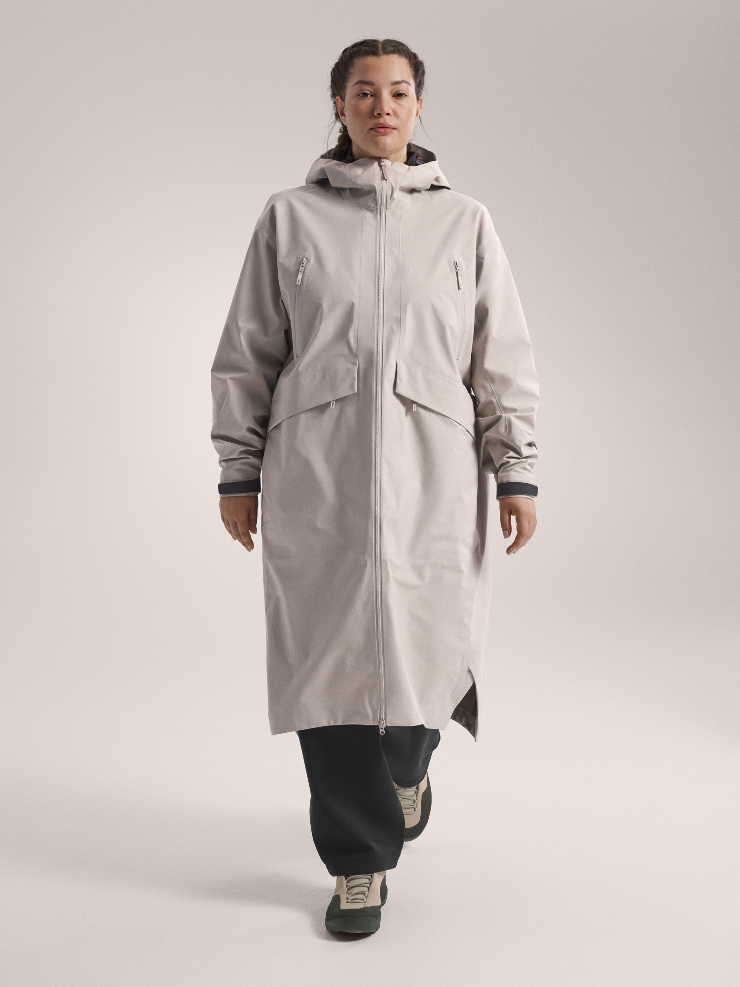 Liatris Long Coat Women's Rune Front View