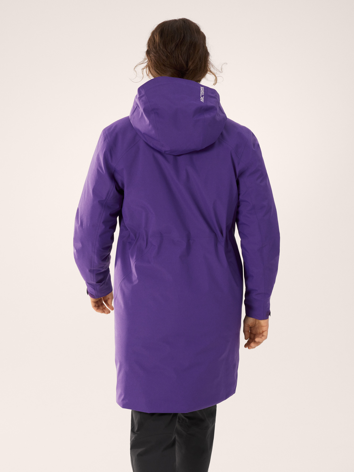 Beta Down Parka Women's Azalea Back View