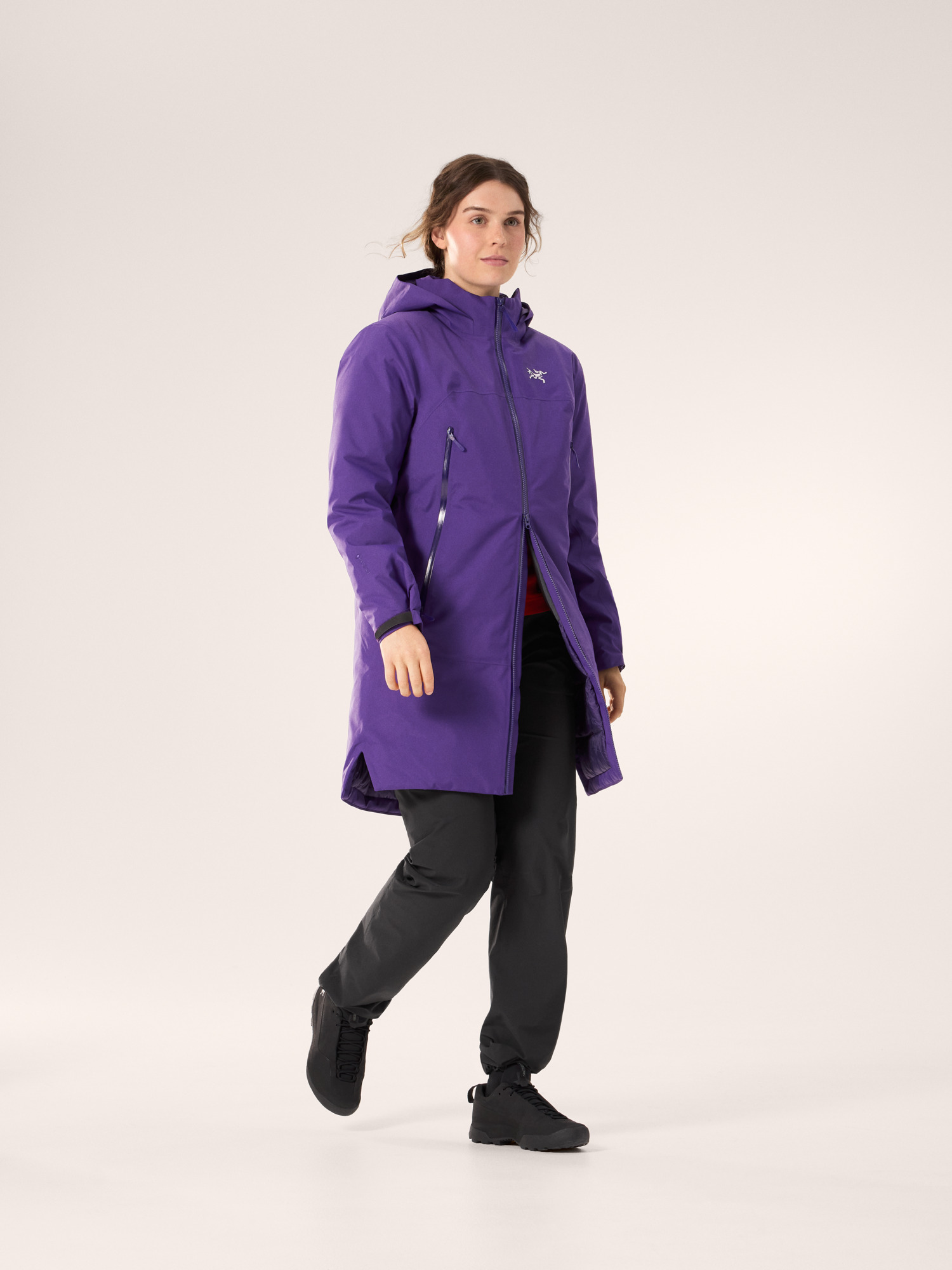 Beta Down Parka Women's Azalea Full Body