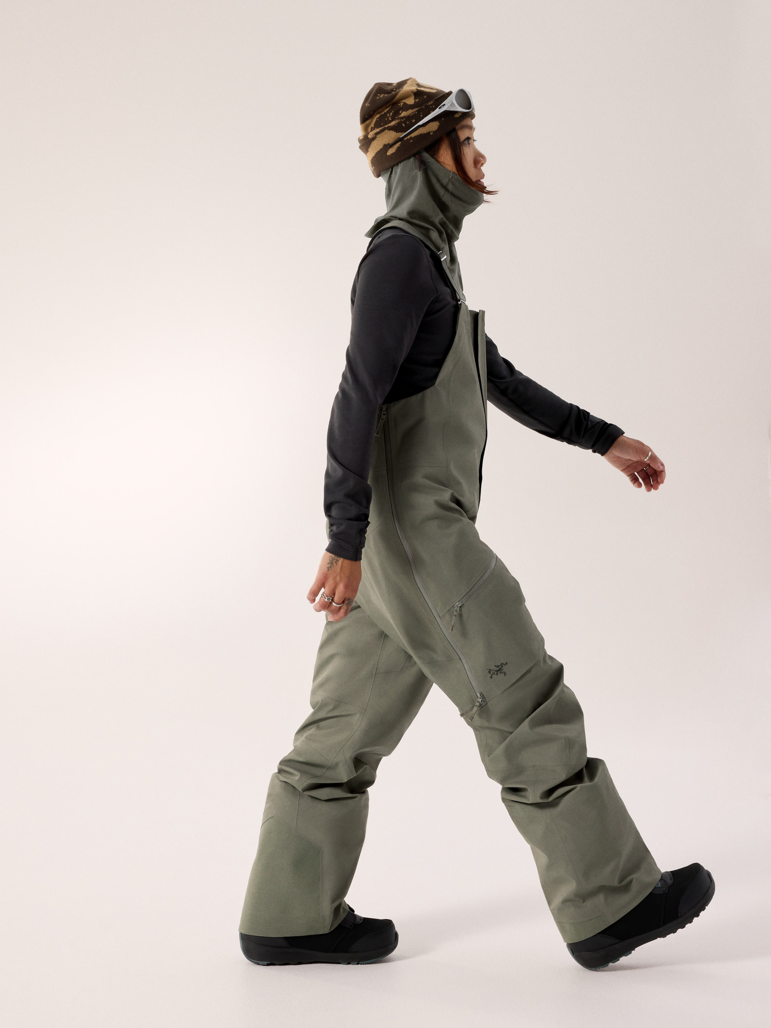 Sentinel Bib Pant Women's Forage Side View