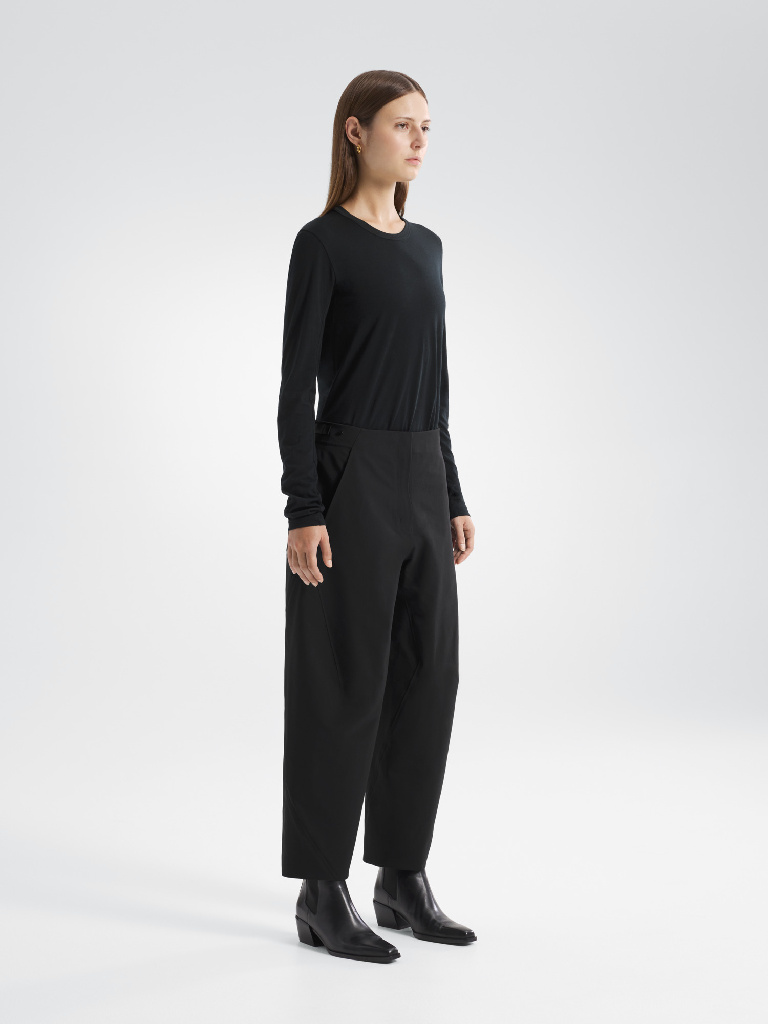 Dias MX Pant Women's Black 3 4 Front View