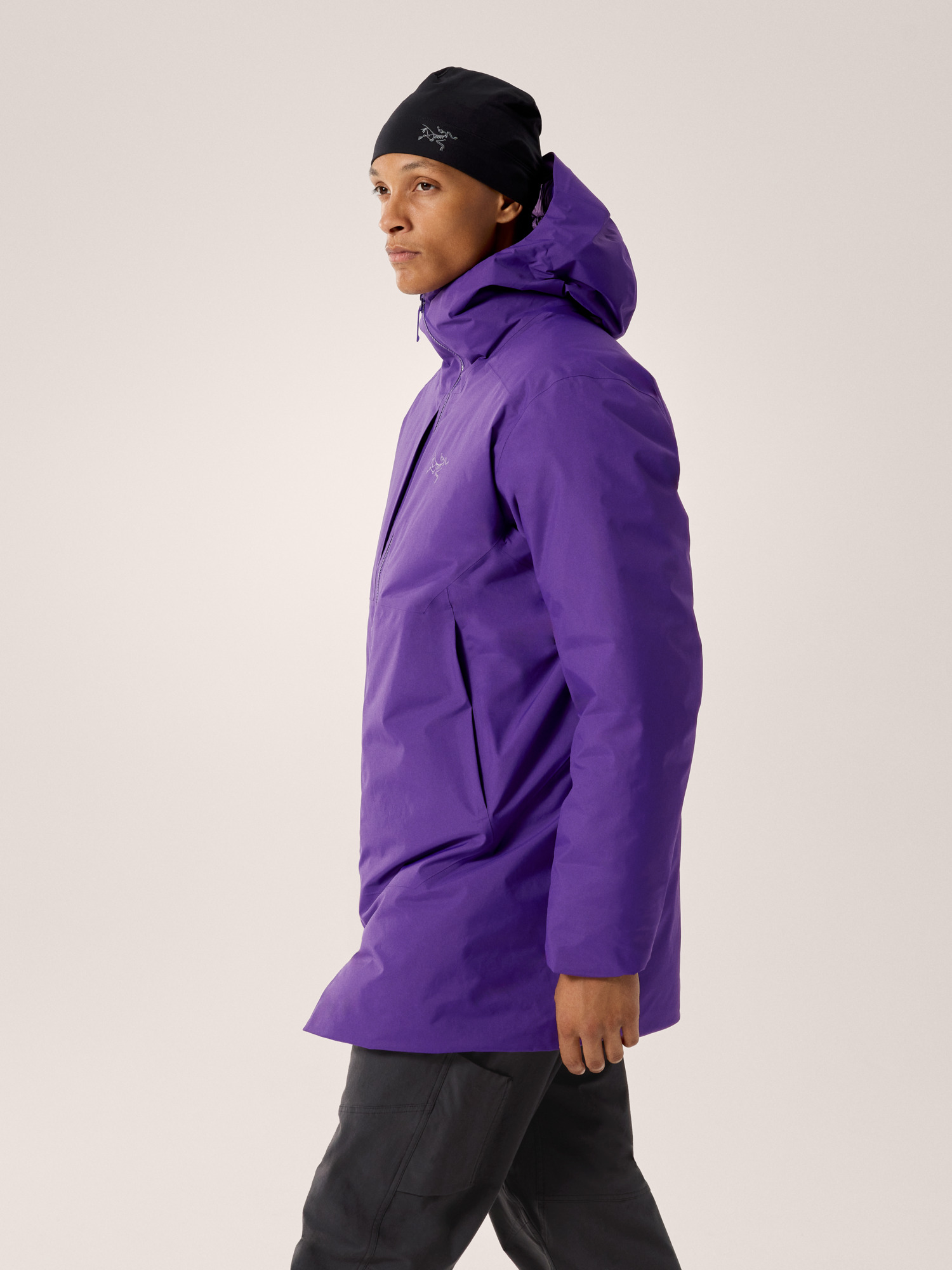 Ralle Down Parka Azalea Side View