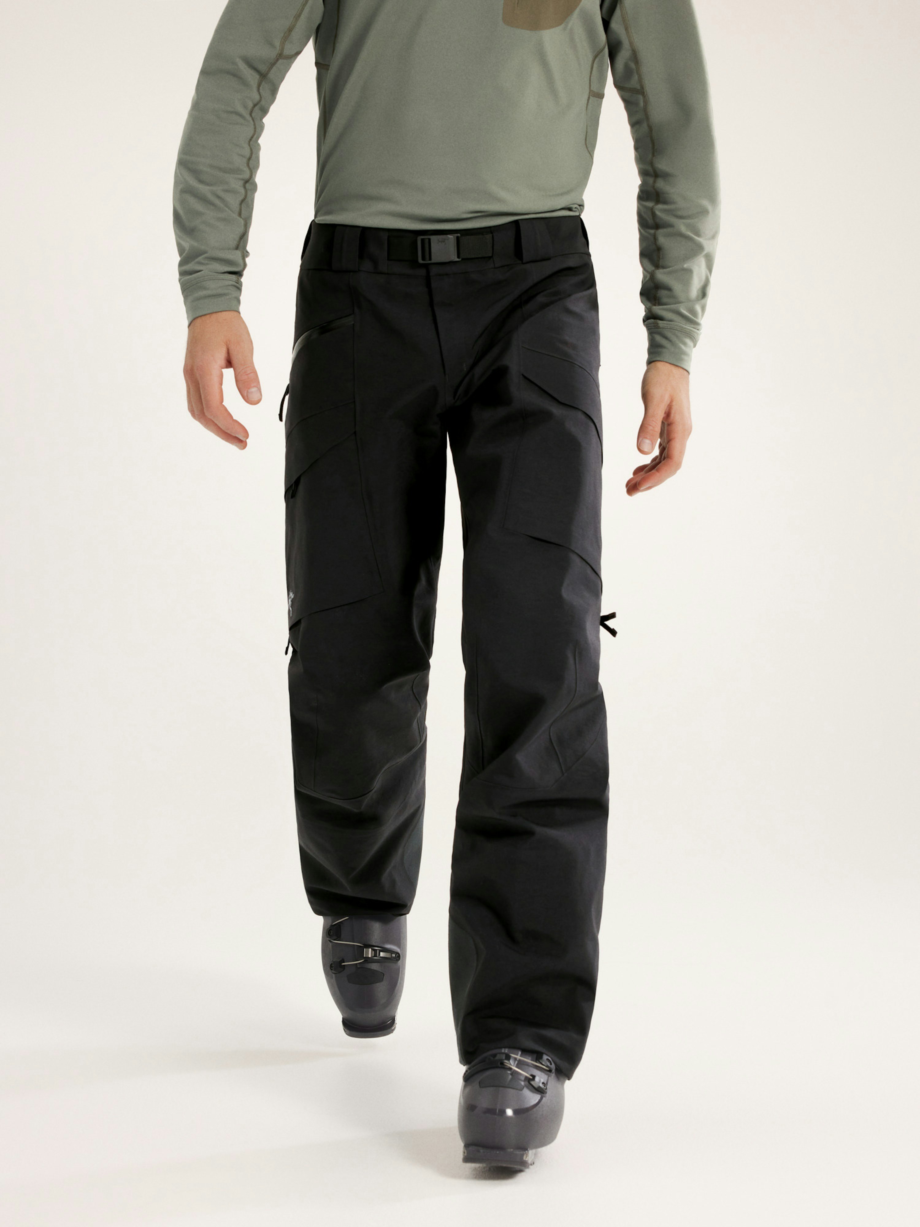 Sabre Relaxed Pant Black Front View