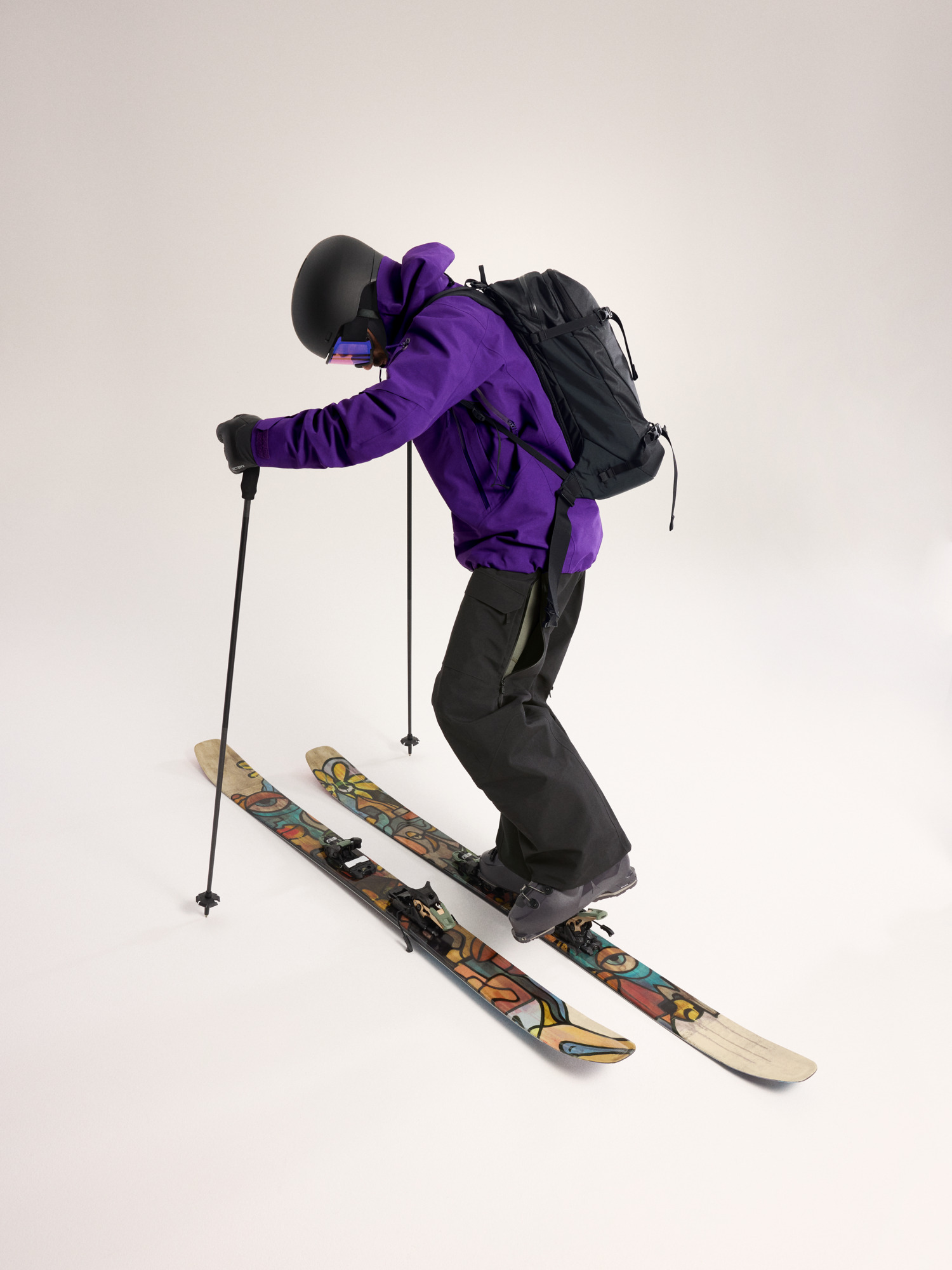 Sabre Relaxed Pant Black Full Body