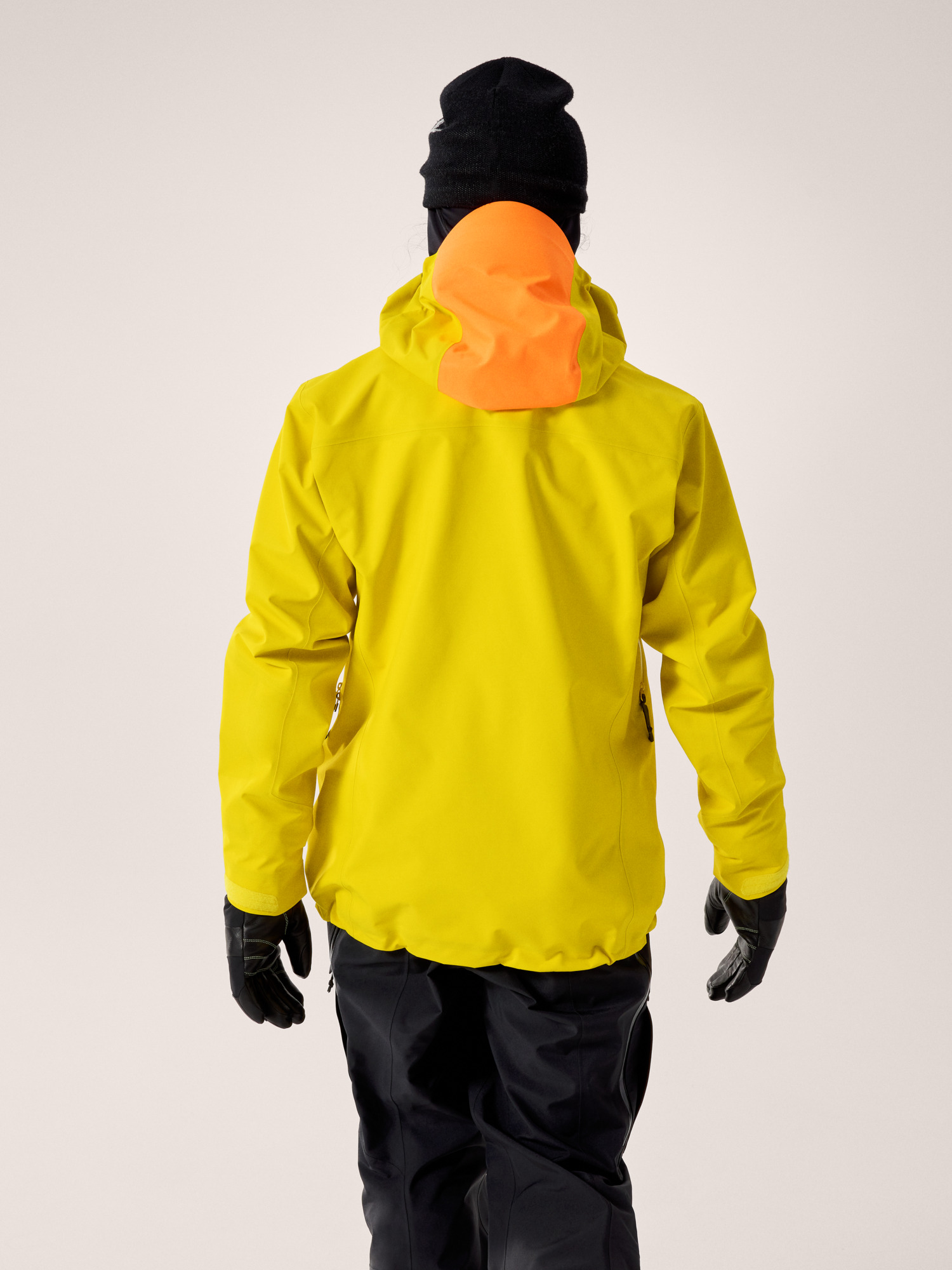 Ski Guide Jacket Women's Viper Yellow Back View