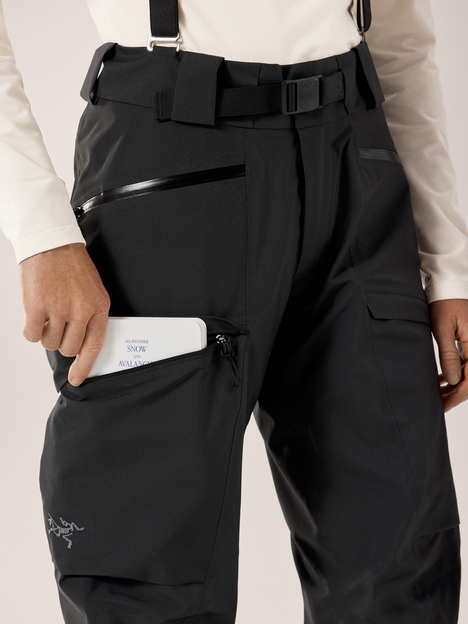 Ski Guide Pant W Women's Black Detail 1