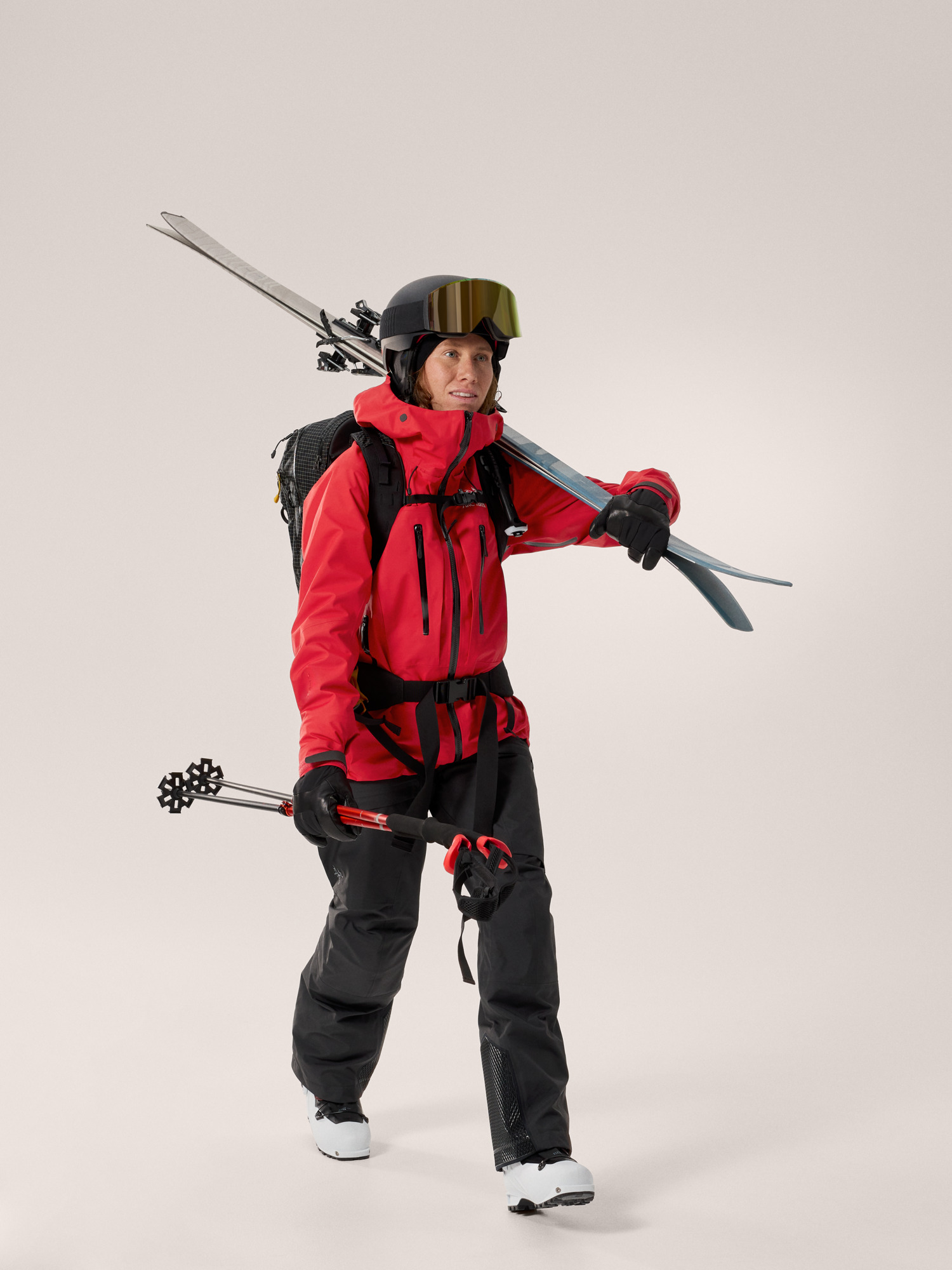 Ski Guide Pant W Women's Black Full Body