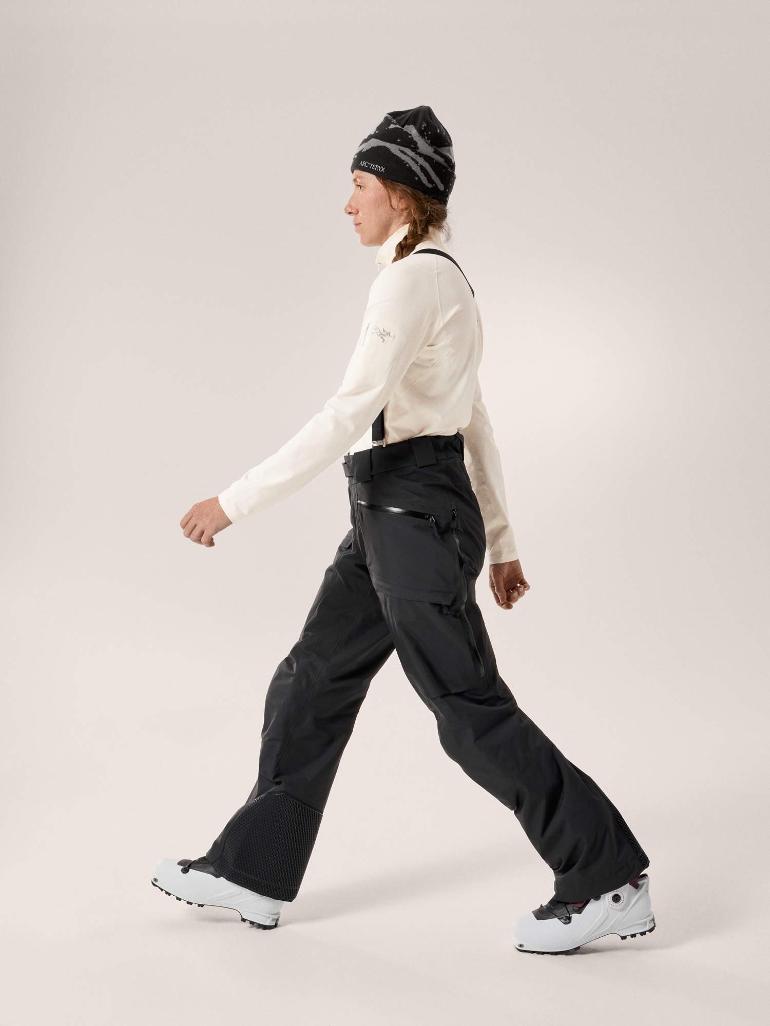 Ski Guide Pant W Women's Black Side View