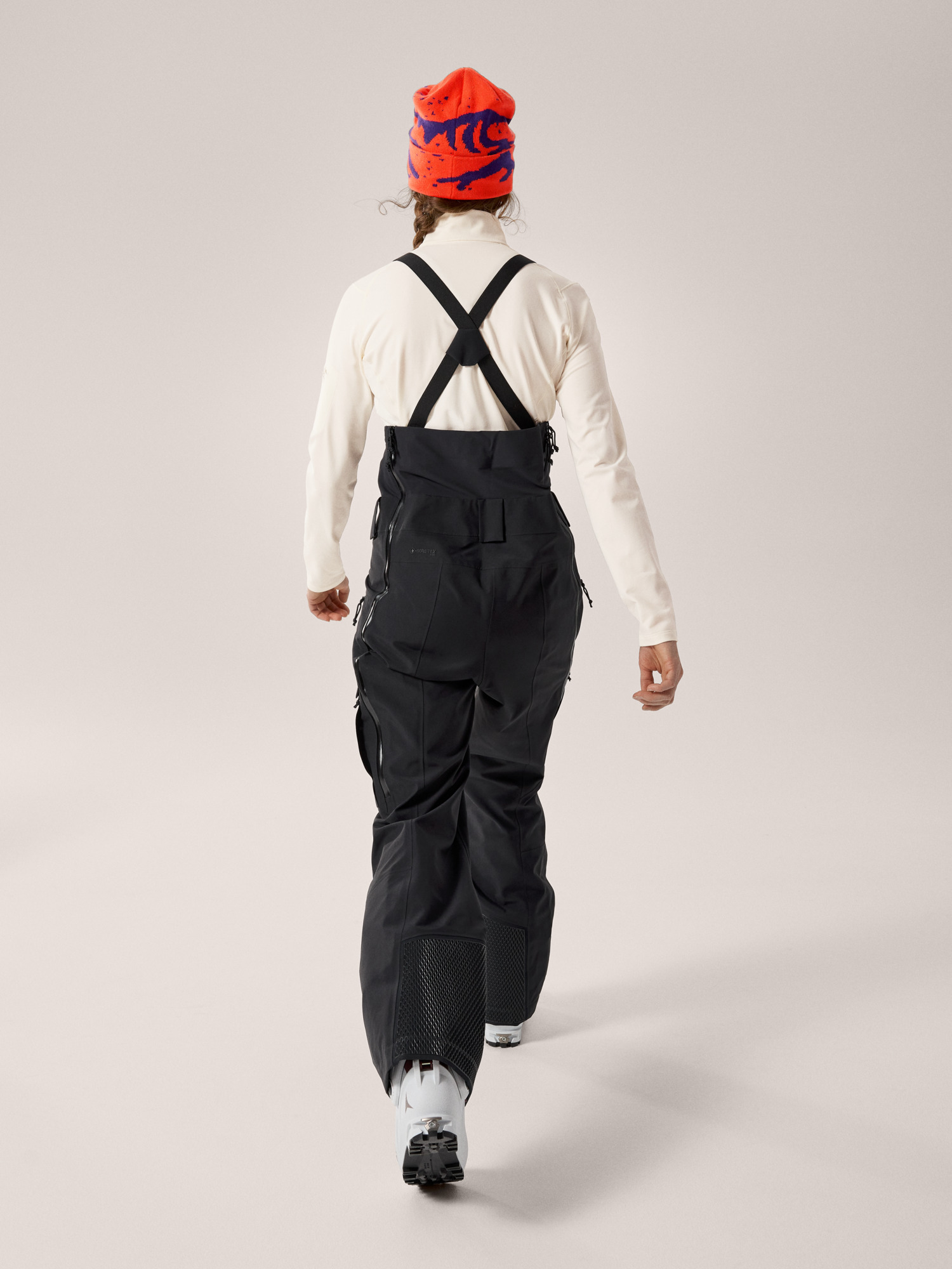 Ski Guide Bib Pant Women's Black Back View