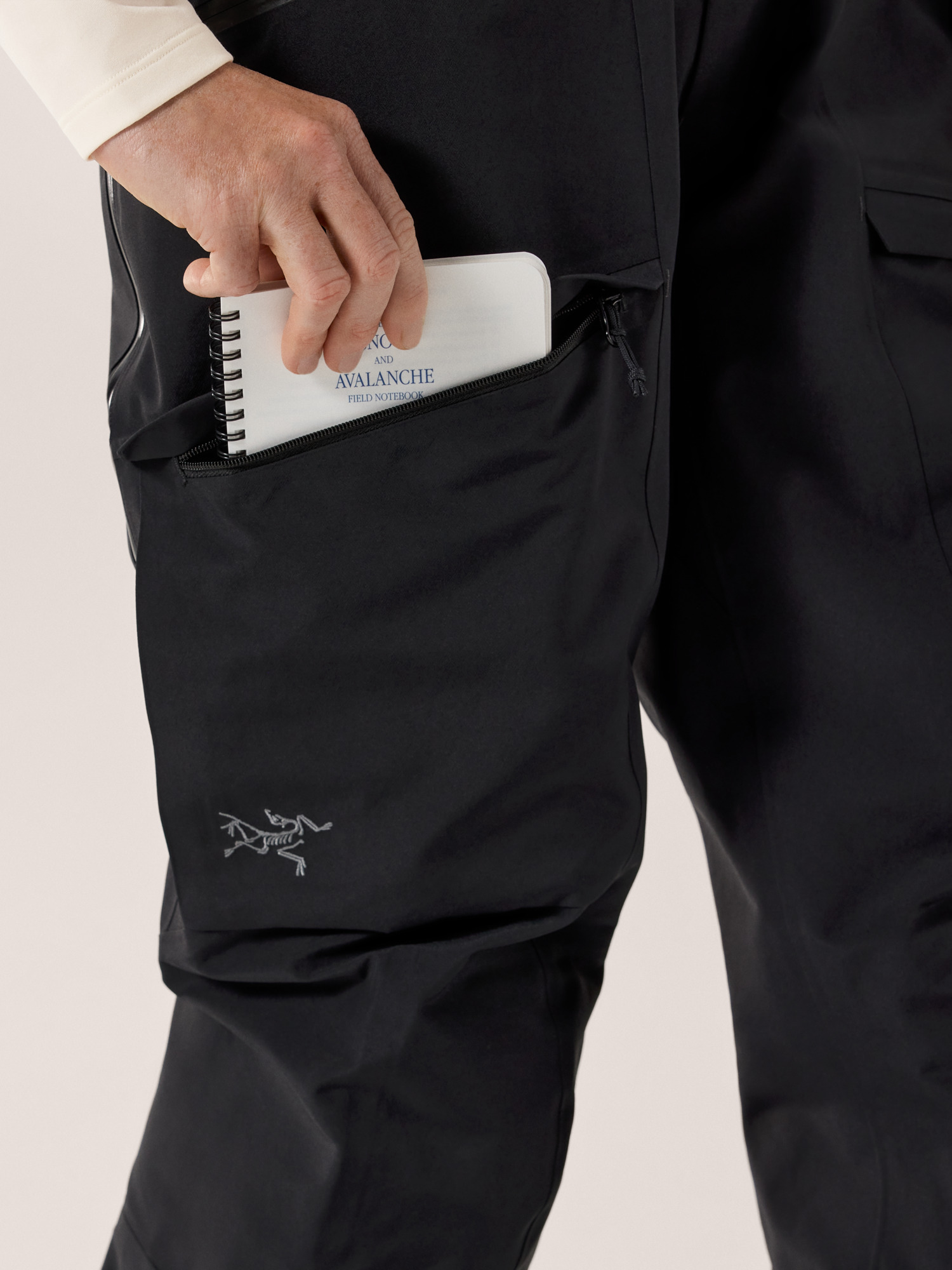 Ski Guide Bib Pant Women's Black Detail 2