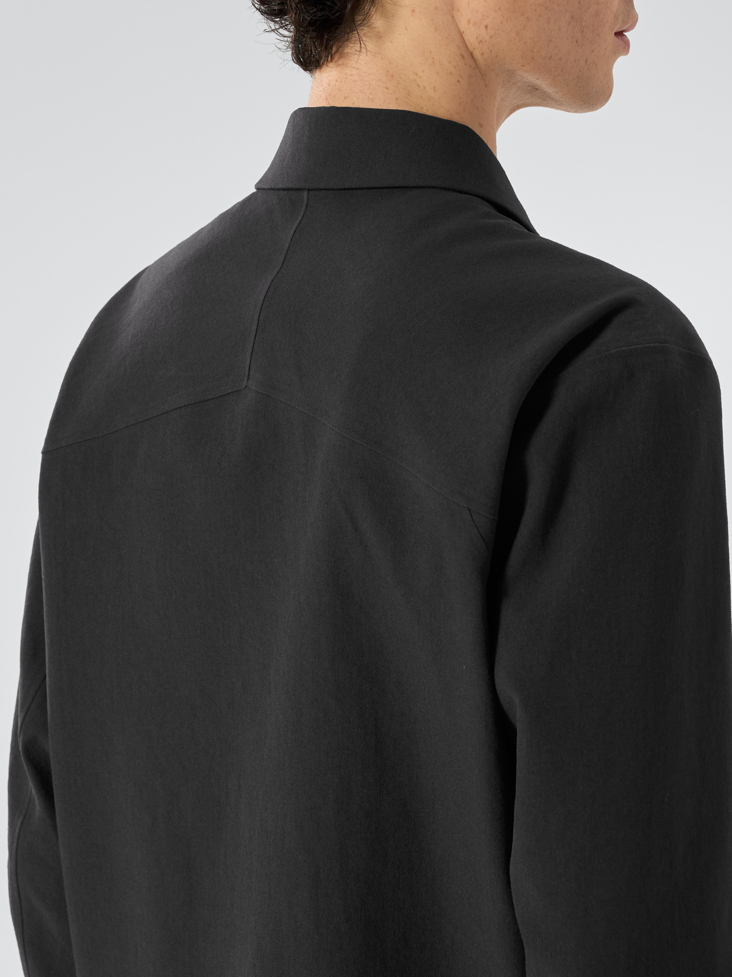 Mionn Softshell Overshirt Black Detail 2