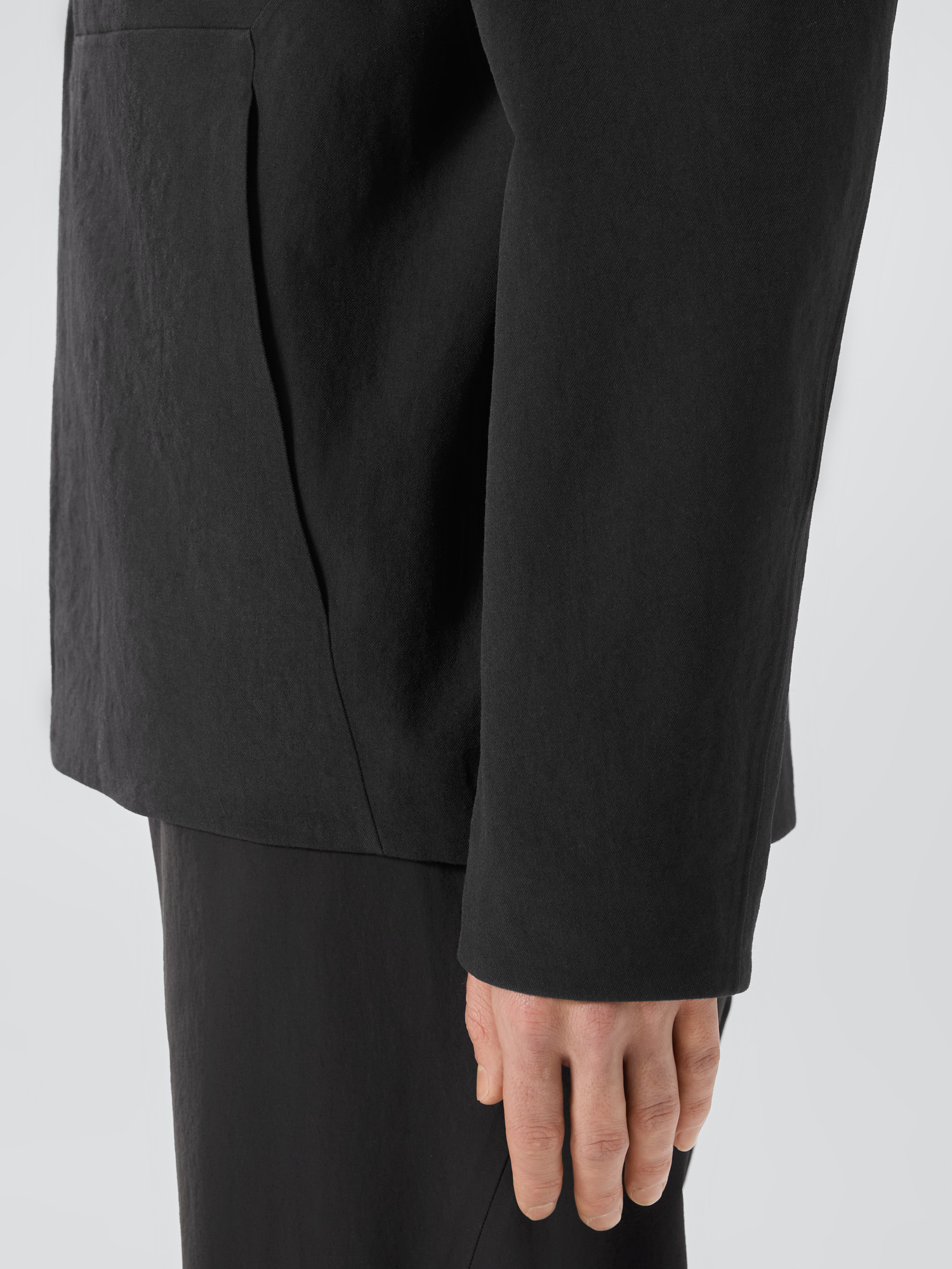 Mionn Softshell Overshirt Black Detail 3