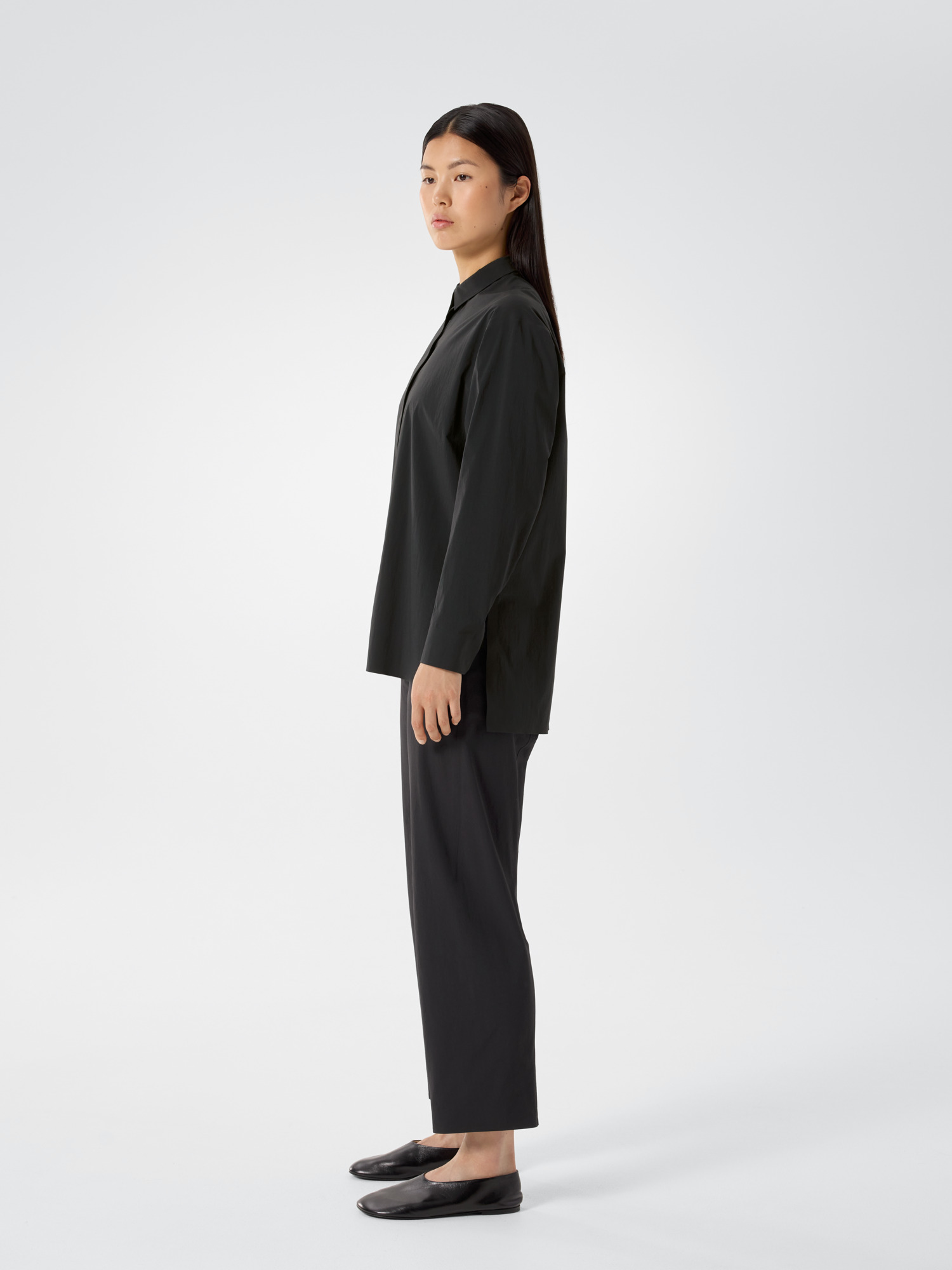 Diene Shirt LS Women's Black Side View