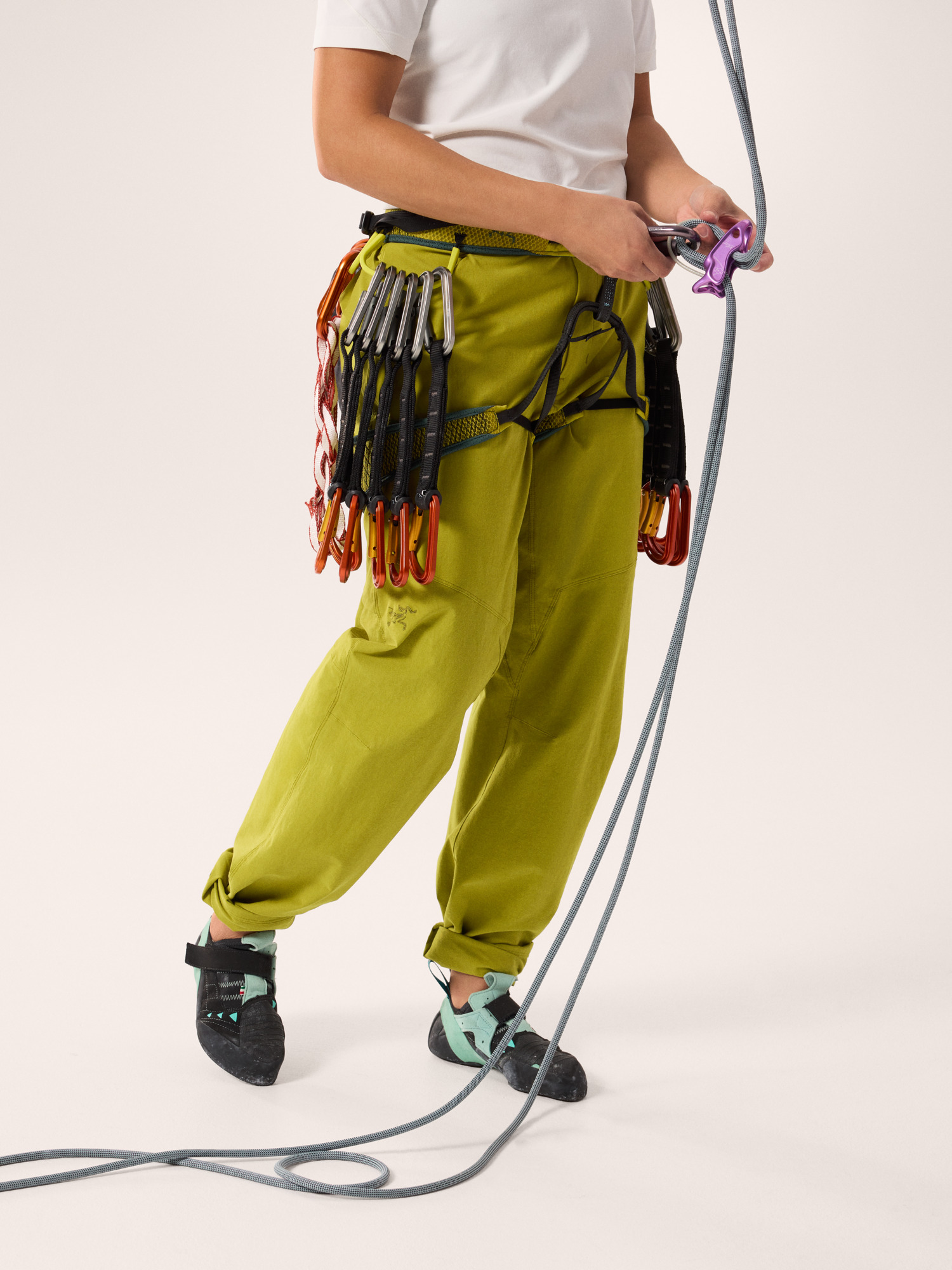 Clarkia Cotton Wide Leg Pant Women's Olive Moss Hover