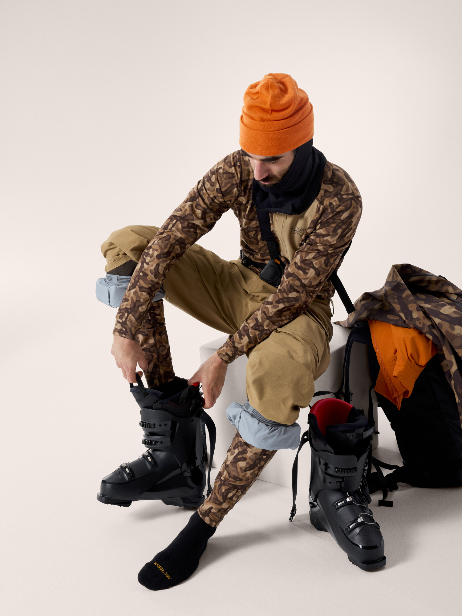 Rho LT Bottom Print Carob Grottoflage Full Body